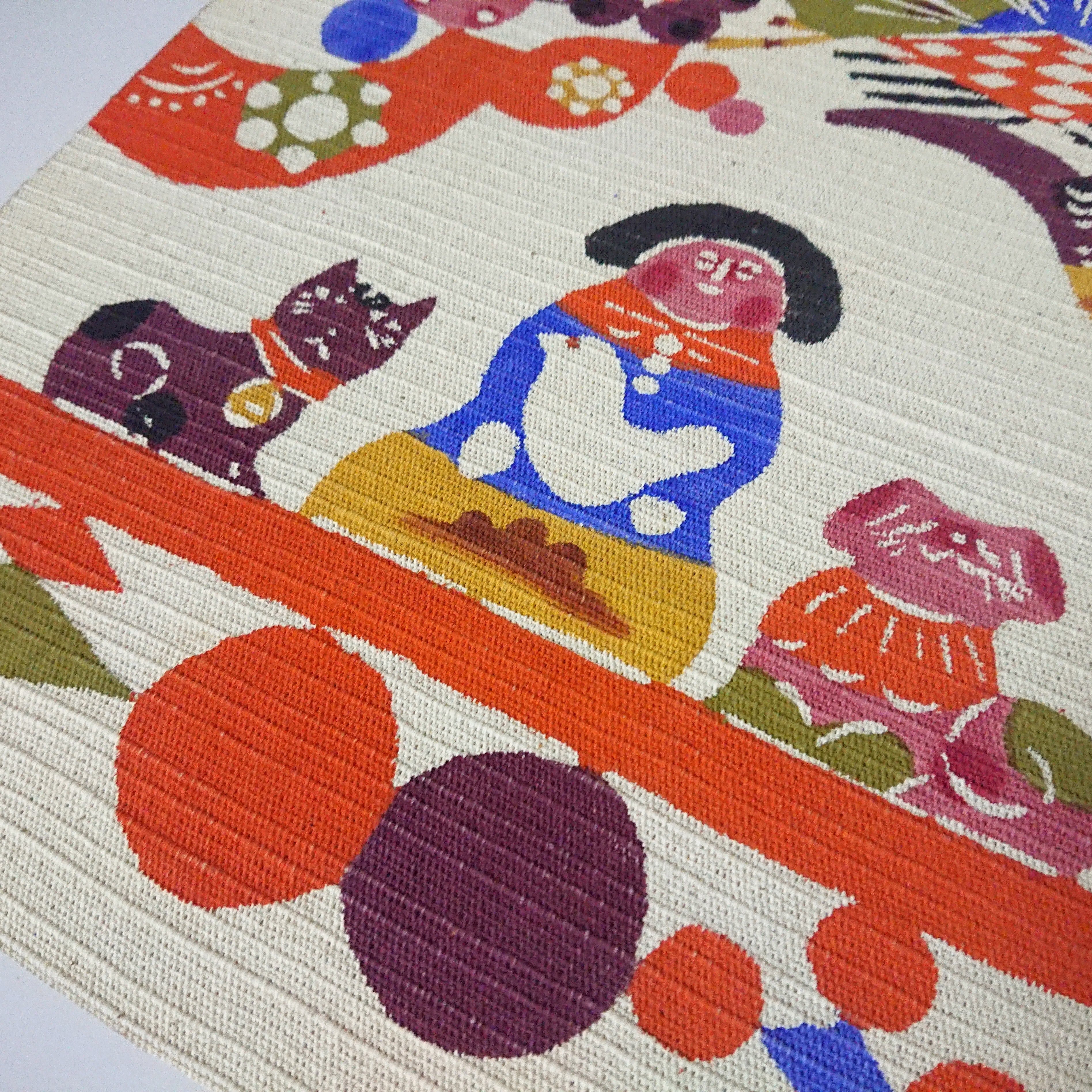 染色家 柚木沙弥郎作 型染絵 染色画 額装 民藝 | coshiki