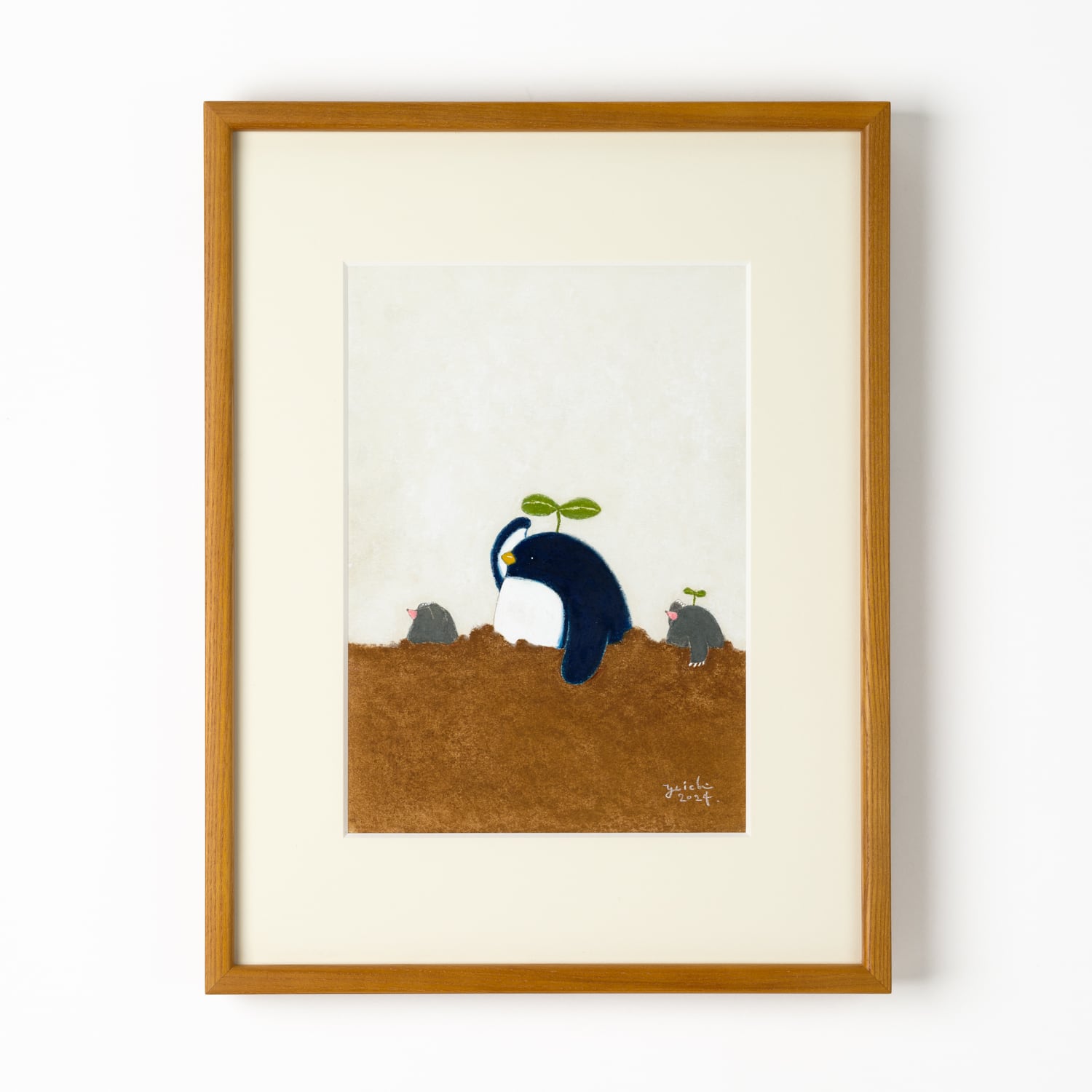 受注販売・来年1月のお届け】Sano Yuichi 複製原画 K「1日の終わりに