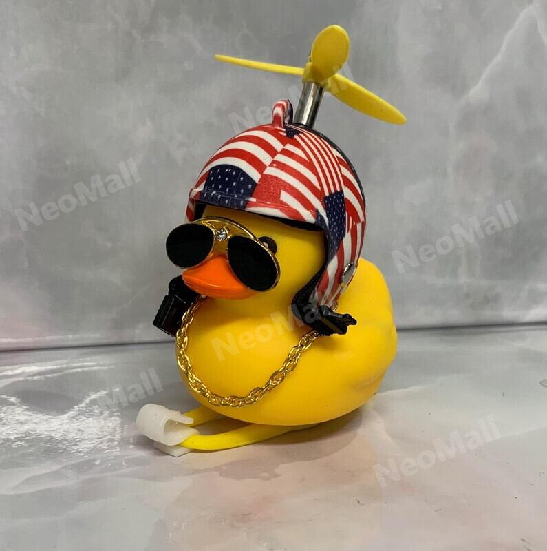 アヒル隊長 車 バイク 自転車 アヒル アクセサリー 光る