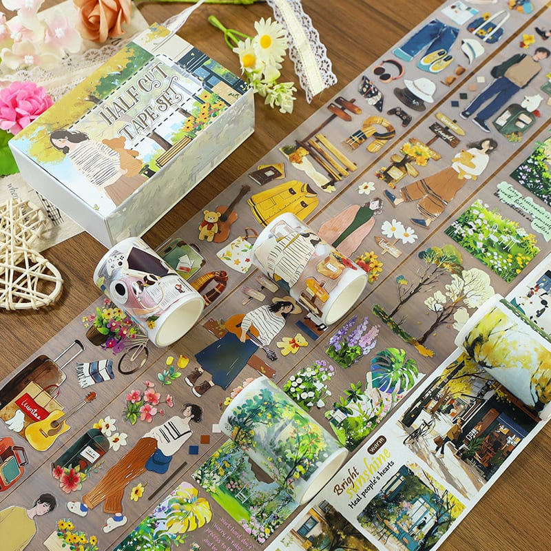 海外マスキングテープ8894｜8894】海外 マステ 3/5/巻 PETマスキング