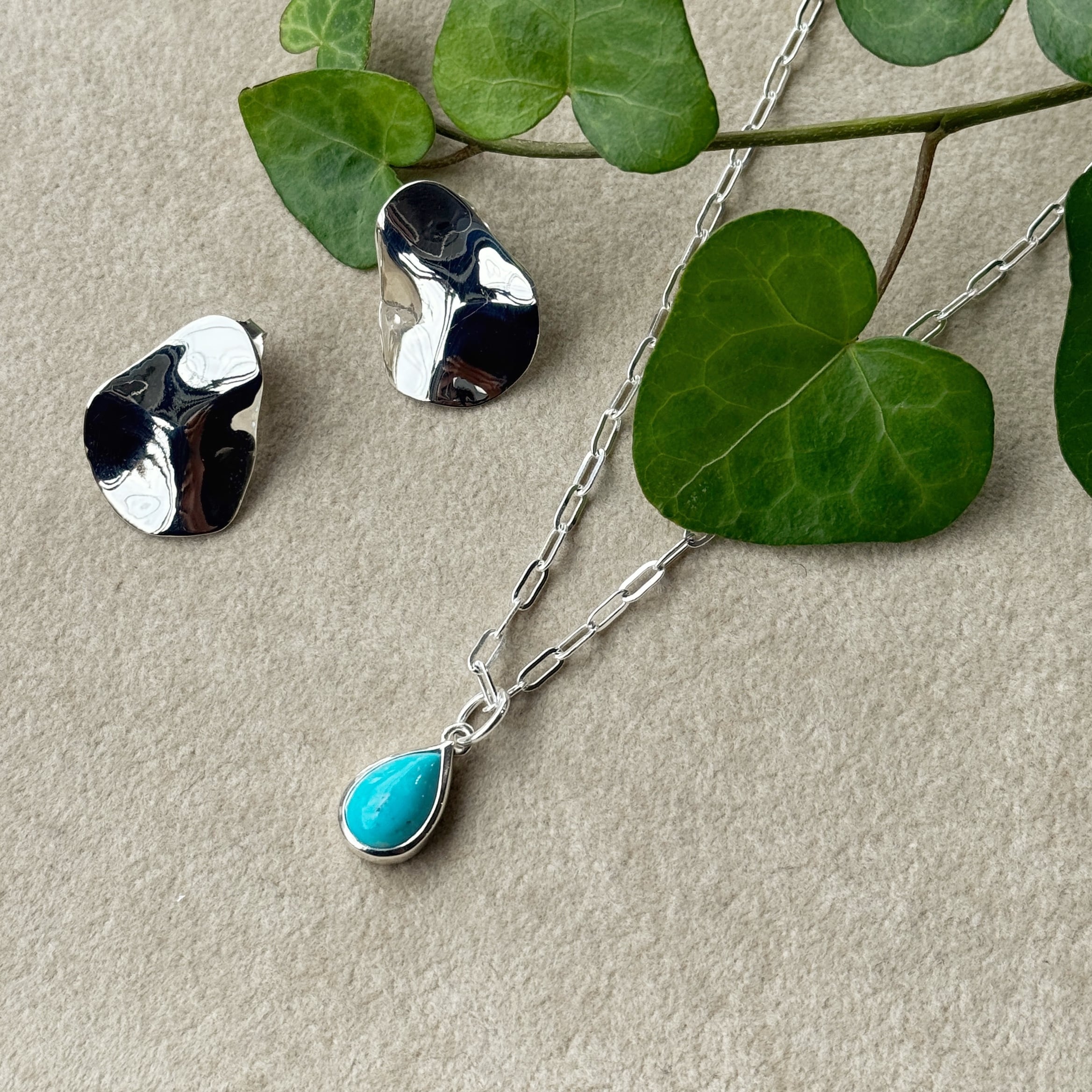 Lagoon Original アリゾナ ターコイズ ドロップ型 ペンダント | 【公式