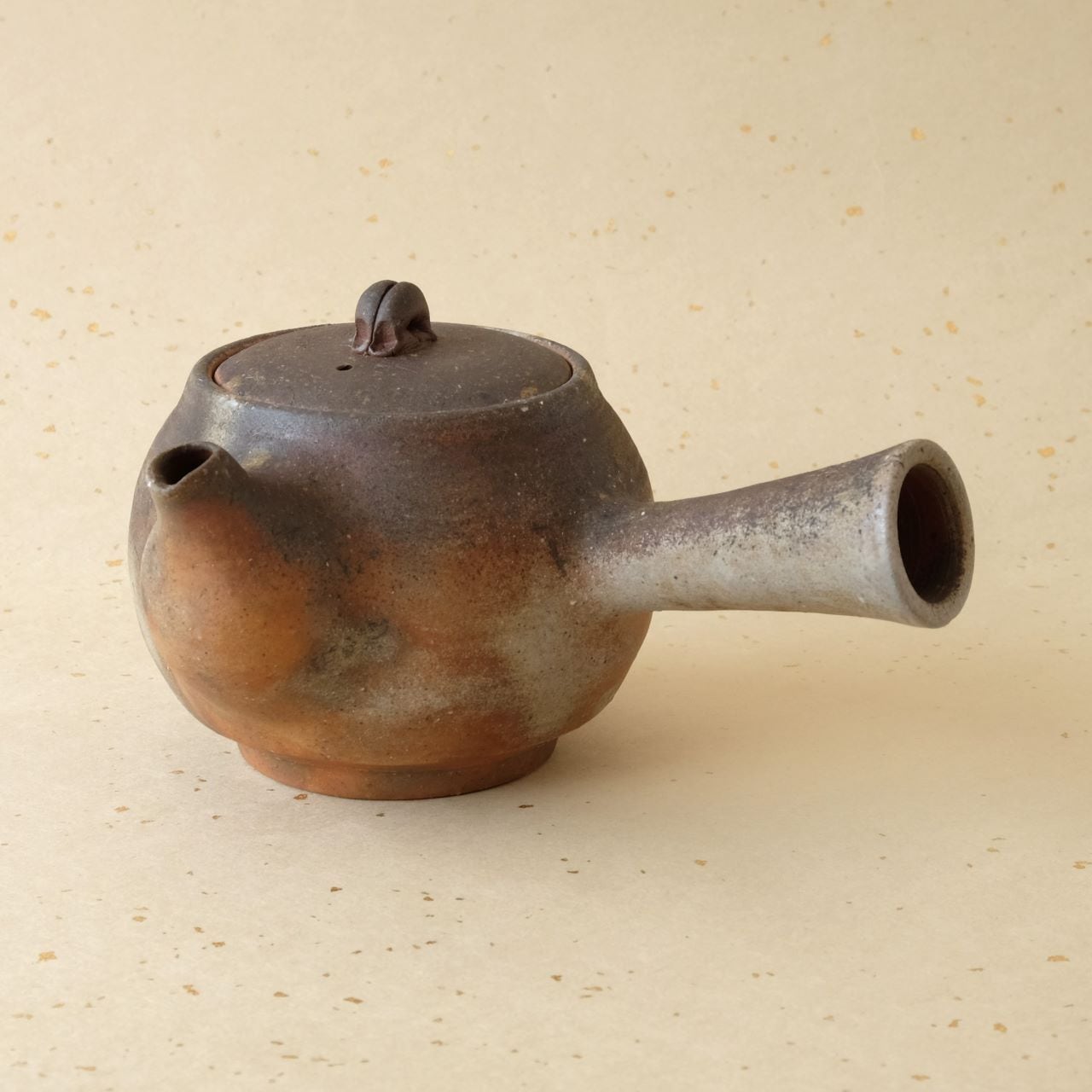 2471 備前焼 夢二窯 正造 耳付重餅水指 未使用 【公式通販】