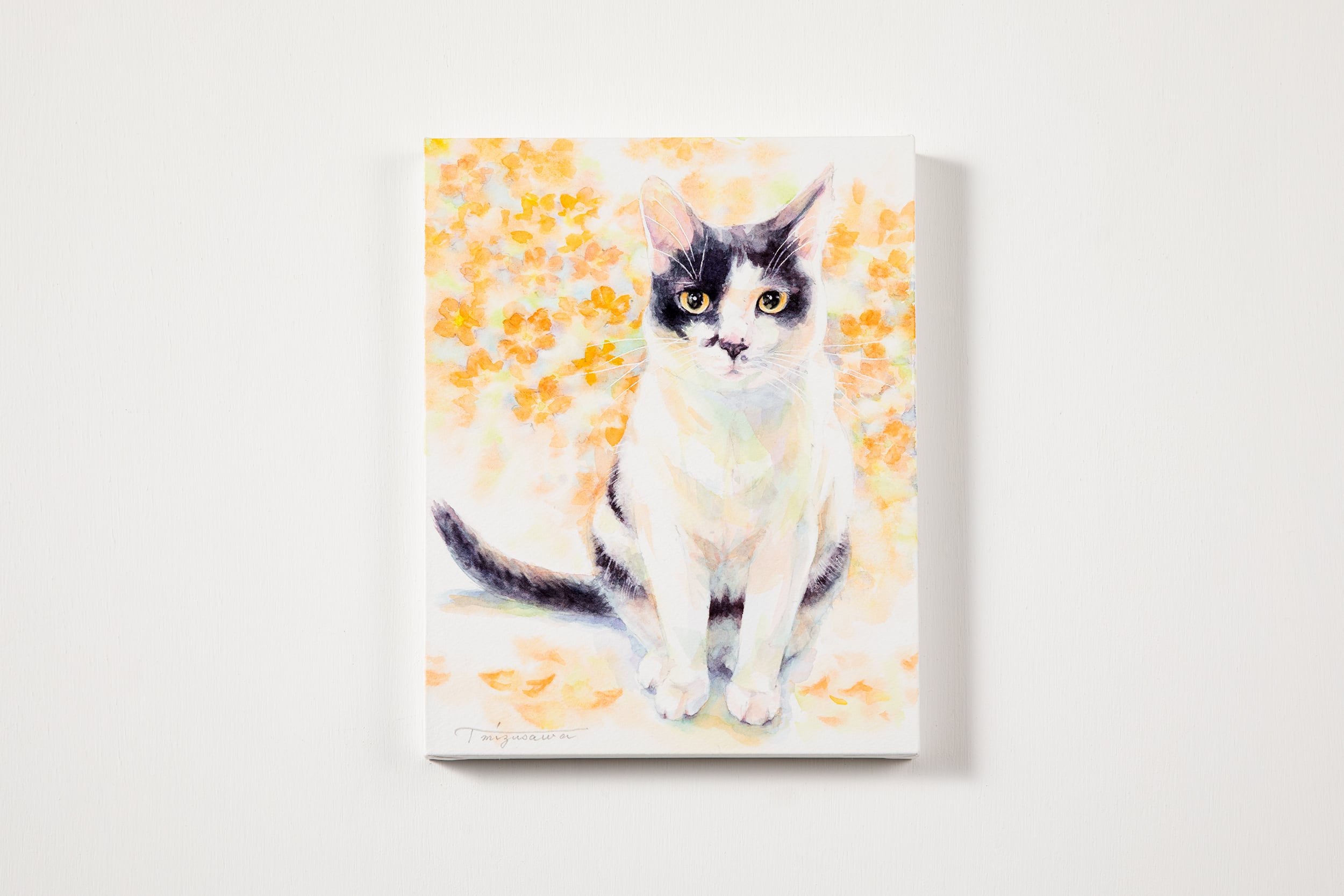 オーダー水彩画（長方形F2サイズ・パネル仕上げ） | 森としっぽ。