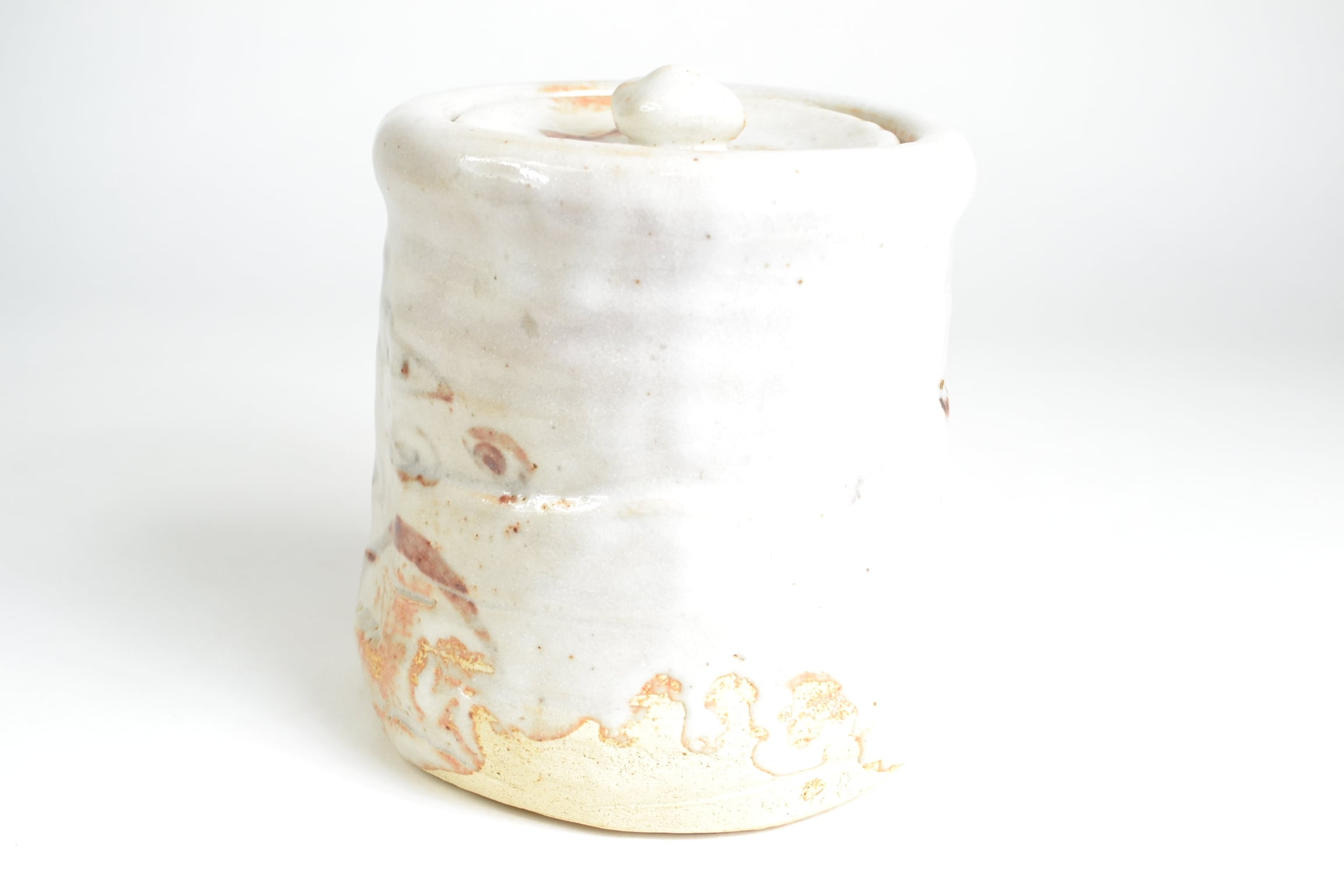 鵬雲斎大宗匠書付 志野水指 加藤 十右衛門造 | 茶の湯道具 茶遊庵 悠