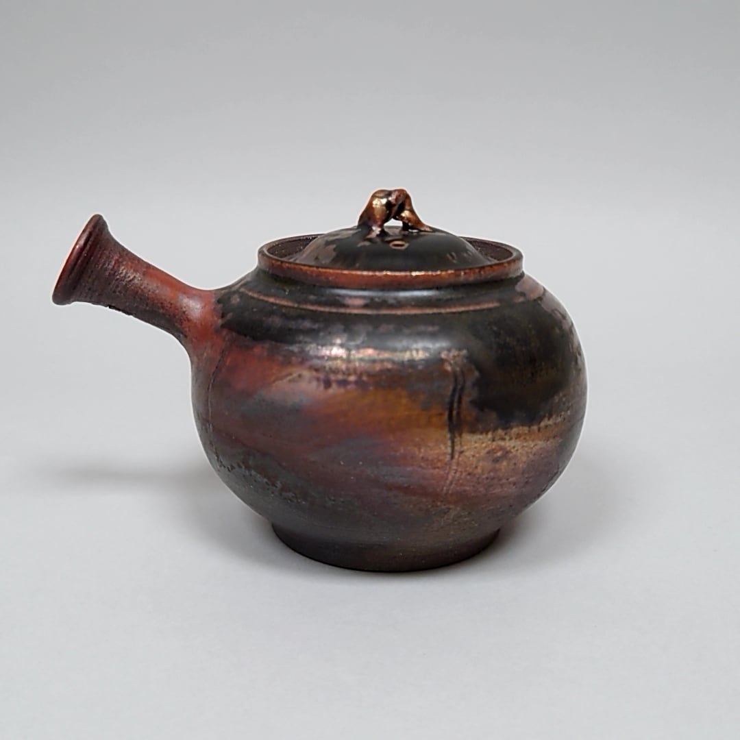 笠間焼名工 甚八窯 小川甚八作 急須 共箱付 未使用 | coshiki