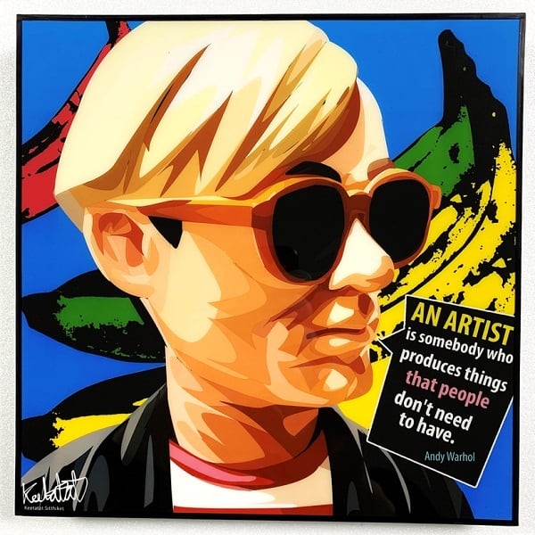 Andy Warhol (2) アンディ ウォーホル「ポップアートパネル Keetatat