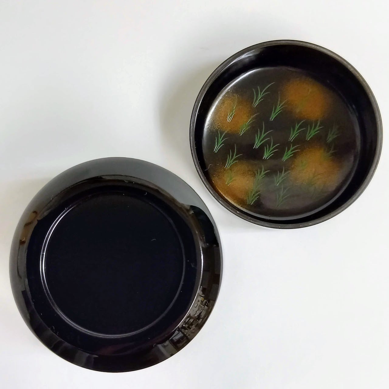 新古】早苗蛍蒔絵 雪吹茶器 即中斎好写 吉田一峯 共箱入 NTM002 | 錦