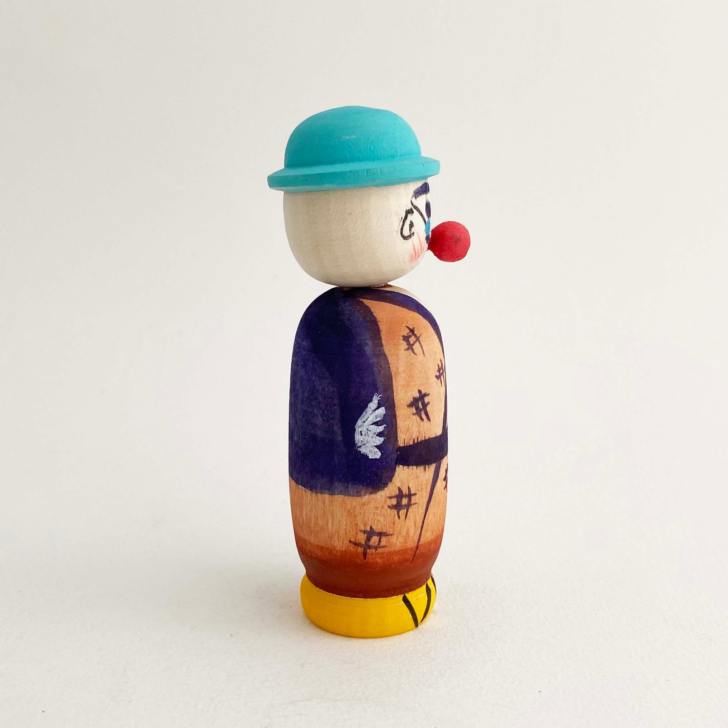 のんきな父さん』 当店オリジナルこけし（遠刈田系 / 小笠原義雄工人