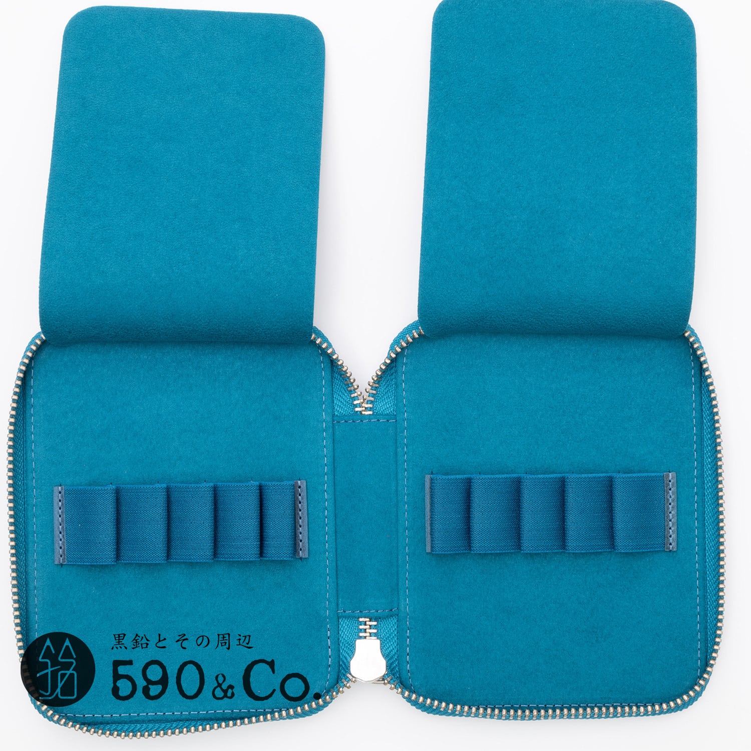 Galen Leather/ガレンレザー】レザーラウンドジップ10本差しペンケース