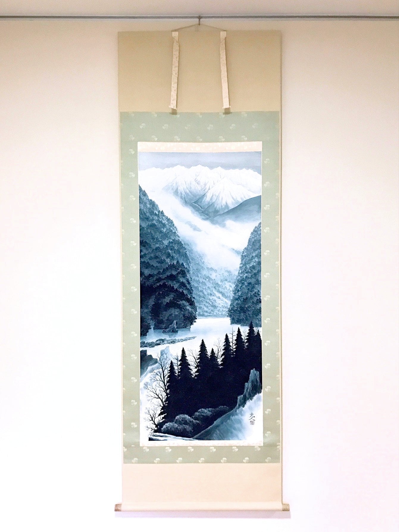 永田耕治「静」掛軸（二尺横） | 吉村唐木店 WEBSHOP