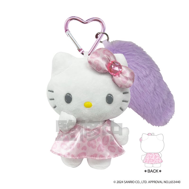 ハローキティ 90s しっぽ付きマスコットキーホルダー nic_kt01-06_09