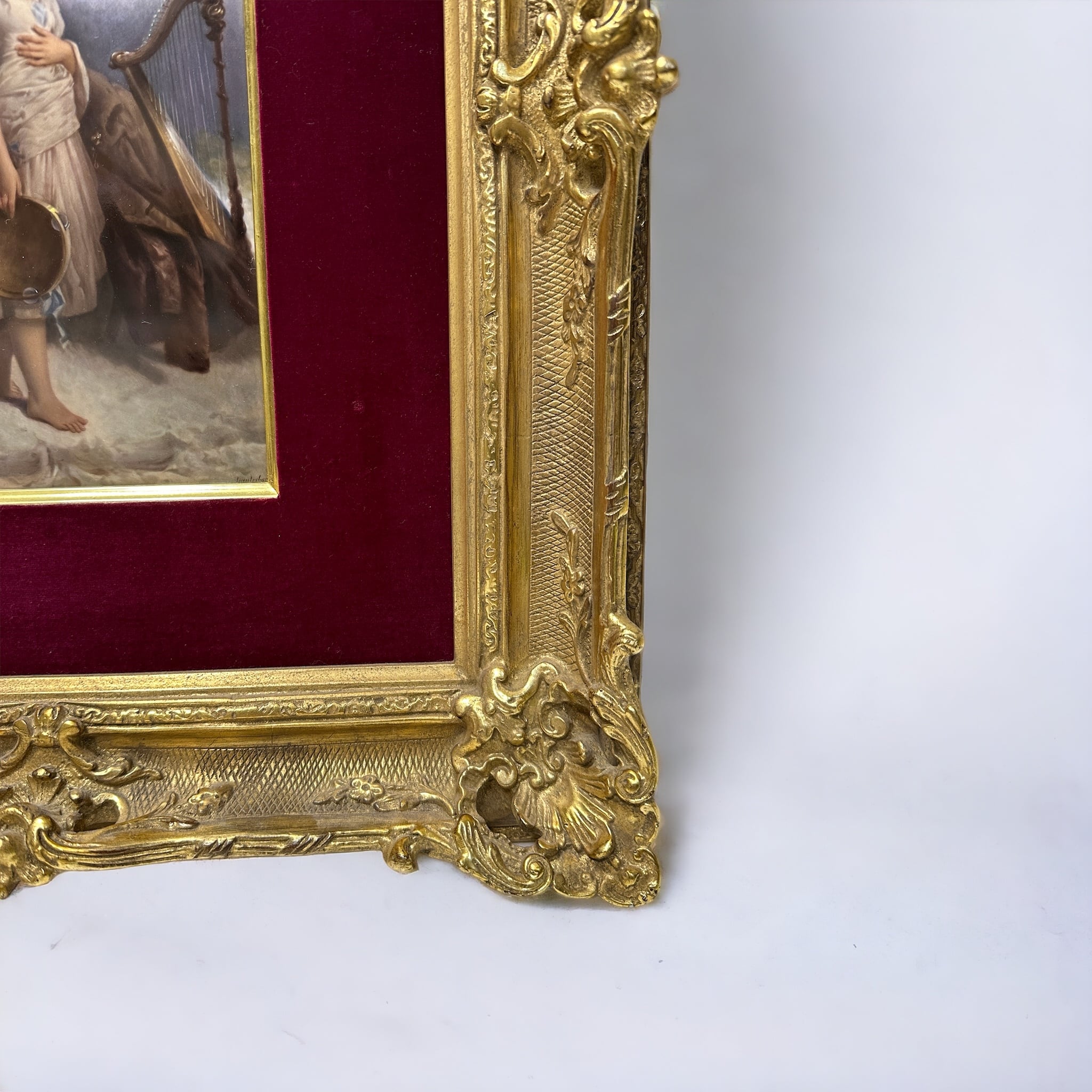 希少・KPMベルリン 】ルイーゼ王妃 陶板画／額装 アンティーク 投資