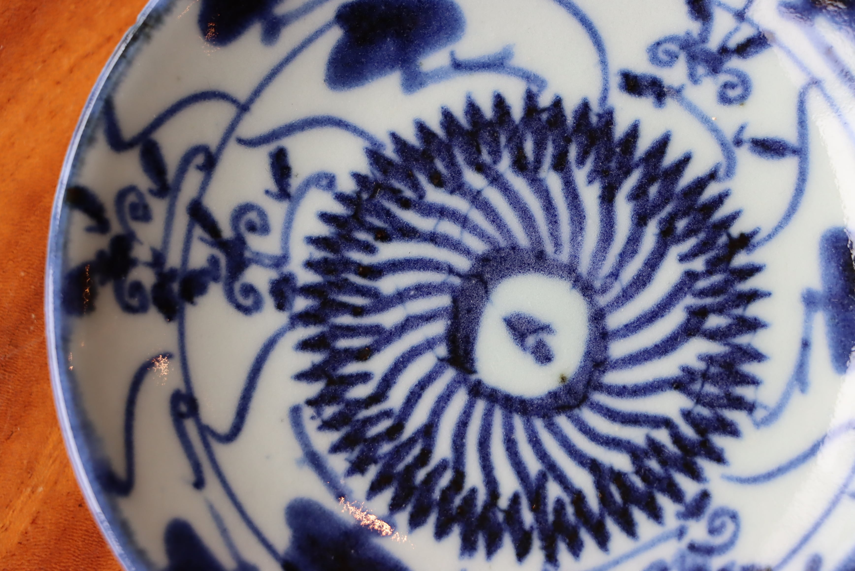 中国清時代染付大皿 中国清時代染付大皿 中国清時代染