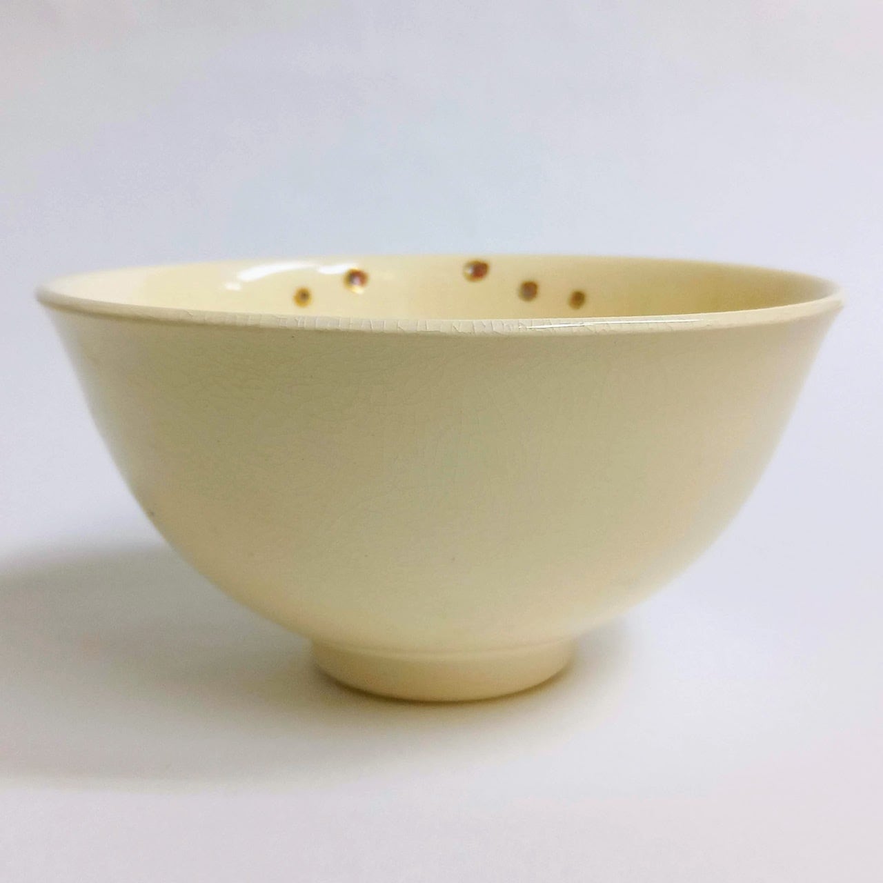 新古】茶碗 色絵 蛍手 唐子 橋本美峰 共箱入 CWN020 | 錦玉堂