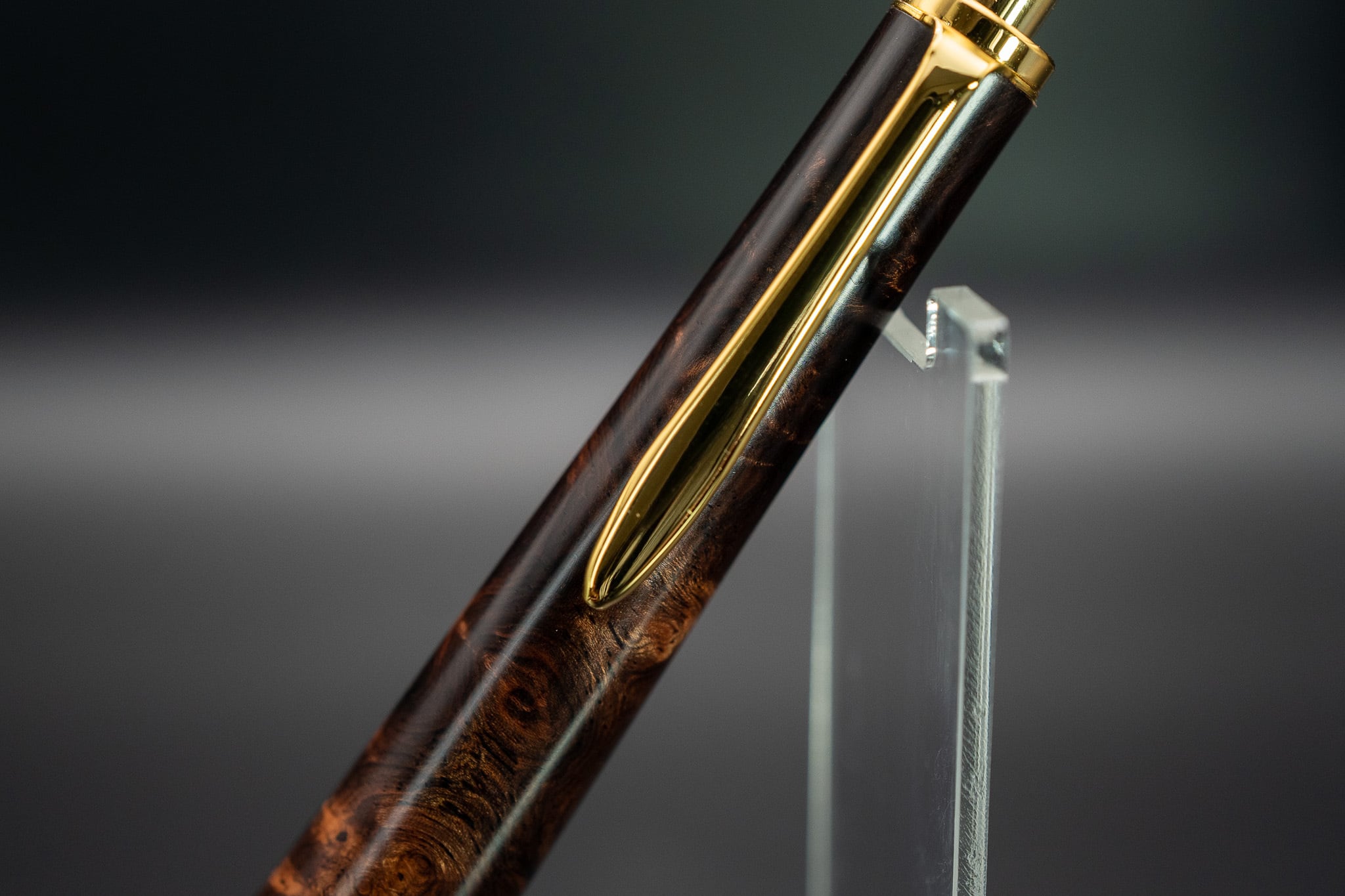 最高峰の瘤材】ホンジュラスローズウッド瘤杢 特上 gold MP | 木軸ペン