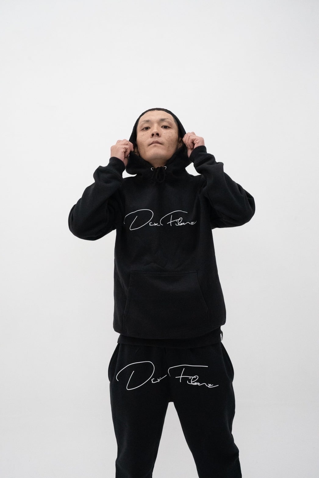 LOGO HOODIE / BLACK | Dex Filmz OFFICIAL WEBSTORE