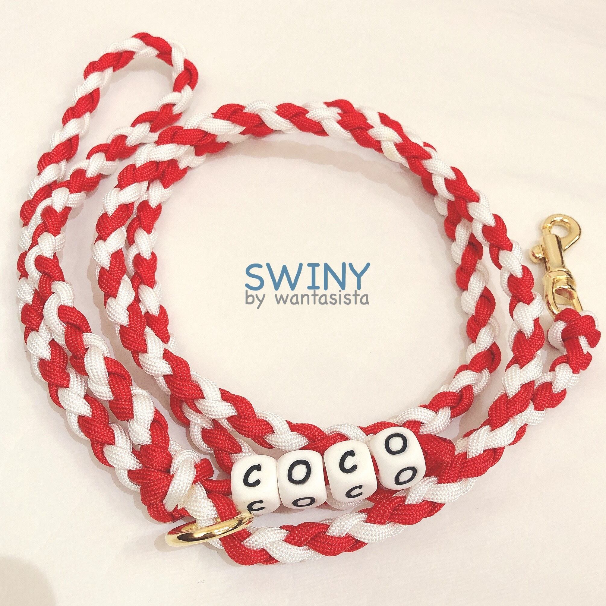 4本編み］パラコードオーダメイドリード | handmade SWINY