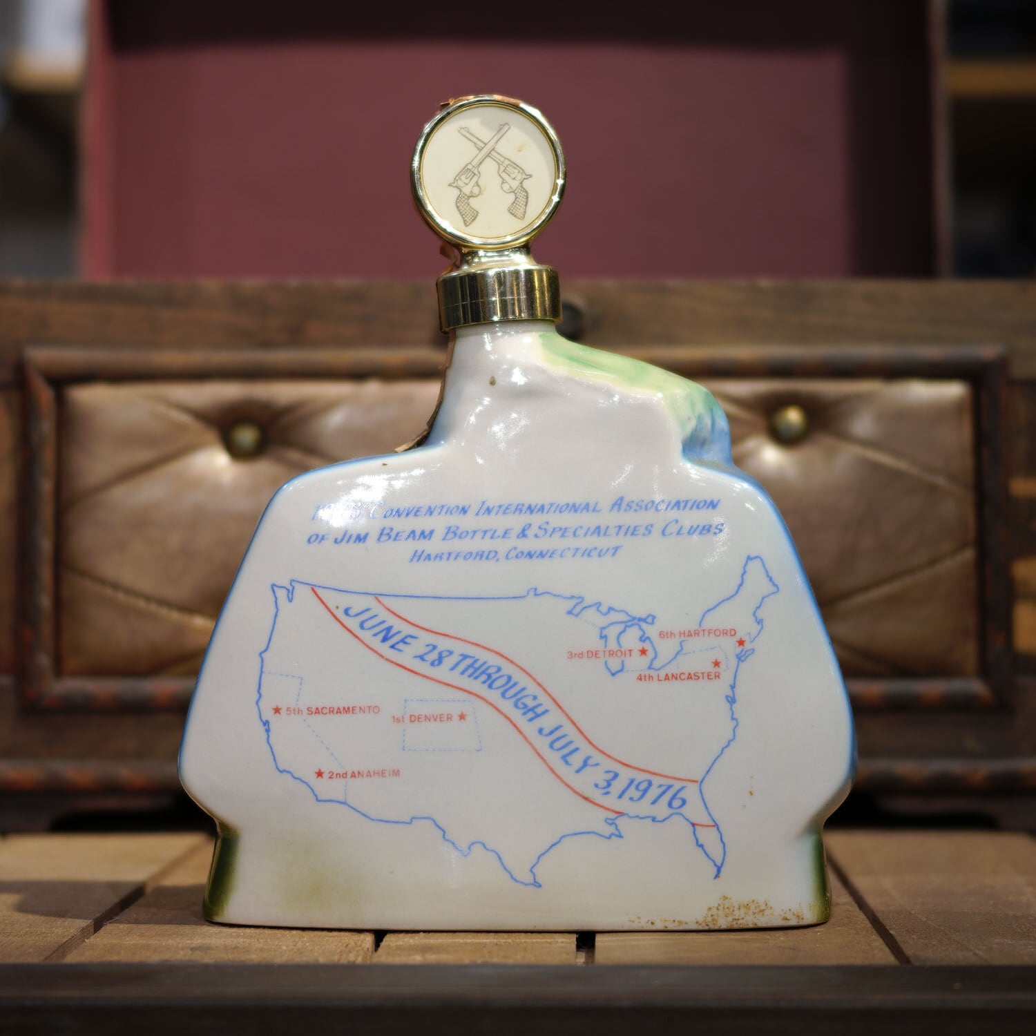 デキャンタ JIM BEAM ジムビーム ウイスキーボトル 陶器製