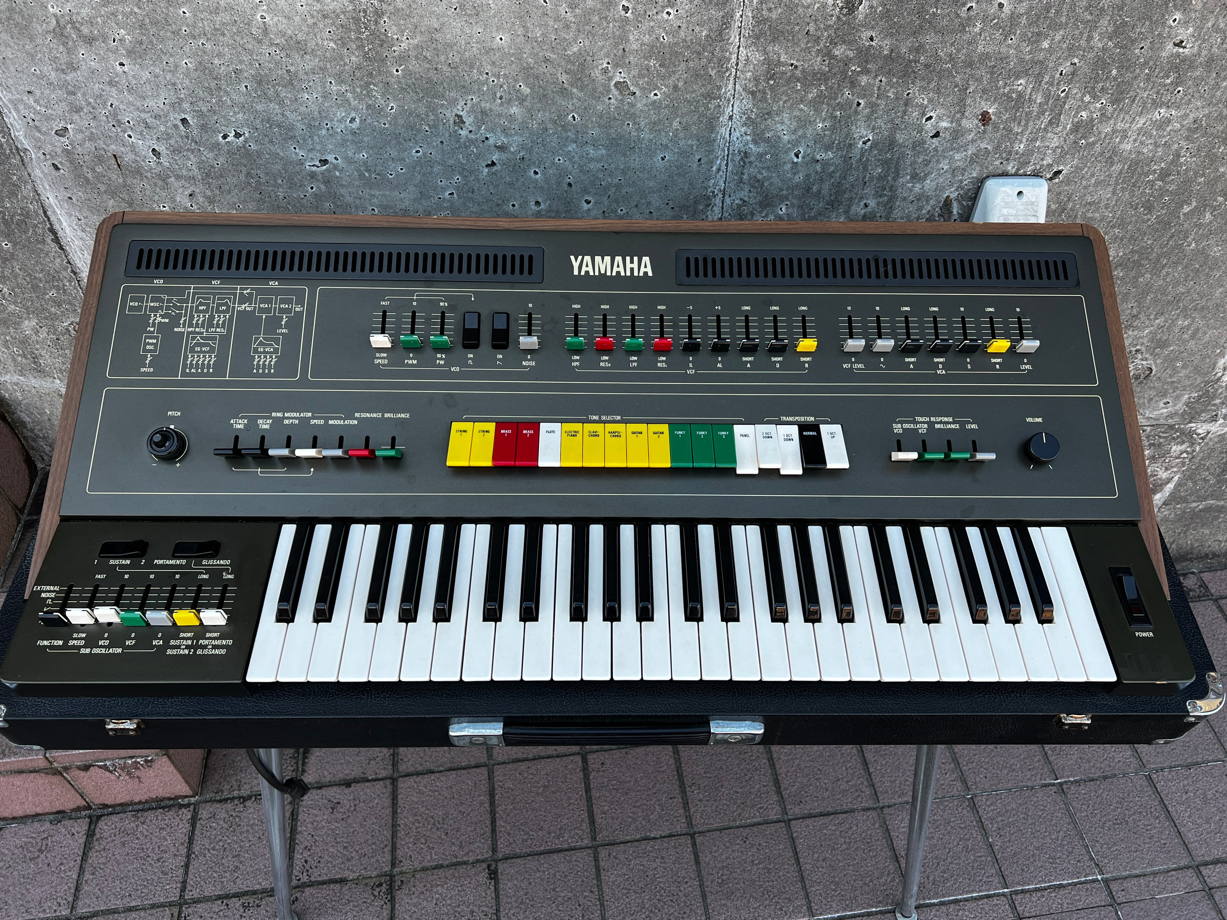 ヴィンテージ アナログ シンセサイザー YAMAHA CS-5 動作品 テクノ