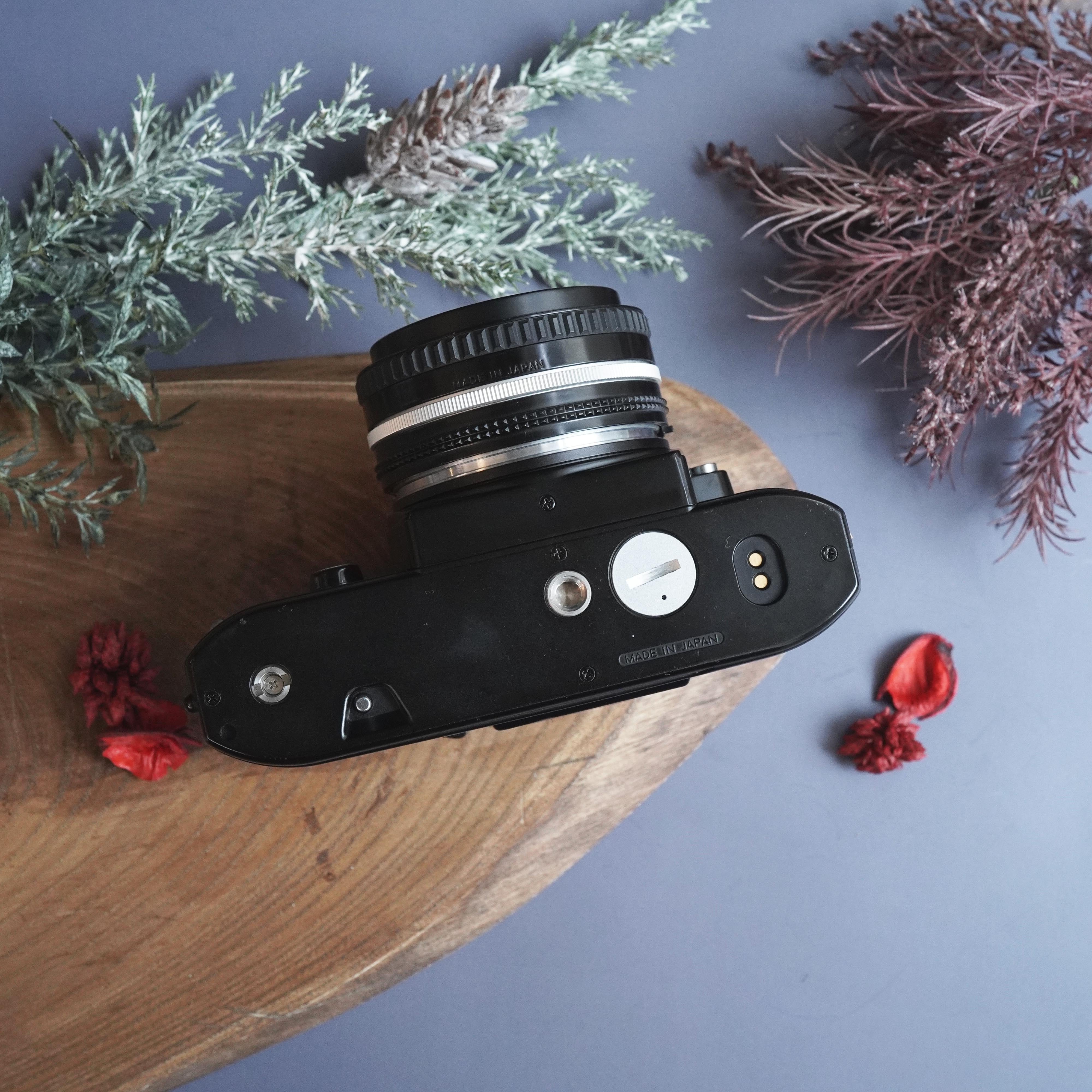 ジャンク Nikon EM 一眼レフカメラ NIKKOR 50mm f/1.8 NIKON EM 50mm