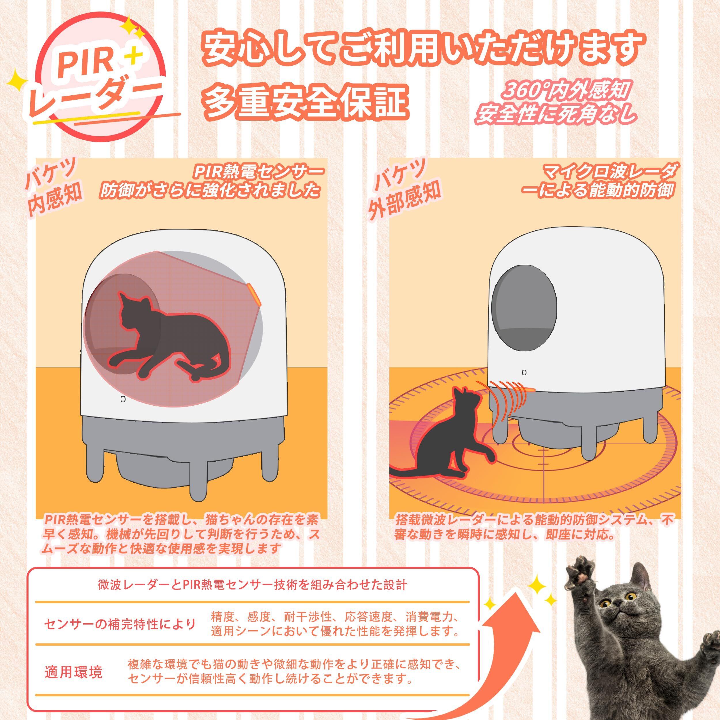 猫 トイレ 自動トイレ,自動猫トイレオシッコが漏れない アップグレード