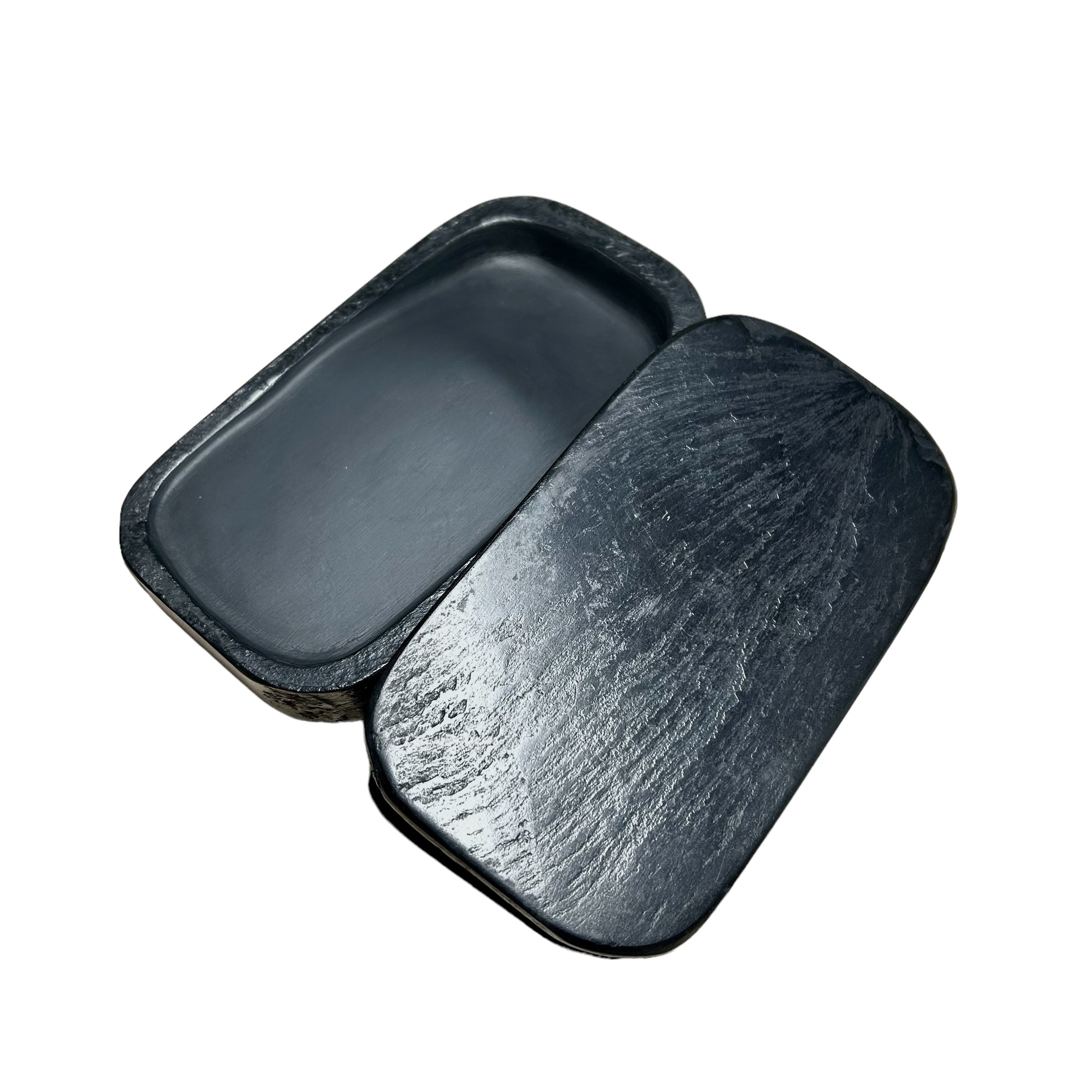 四五平蓋付硯 壱 | 甲州雨畑硯 峯硯堂本舗