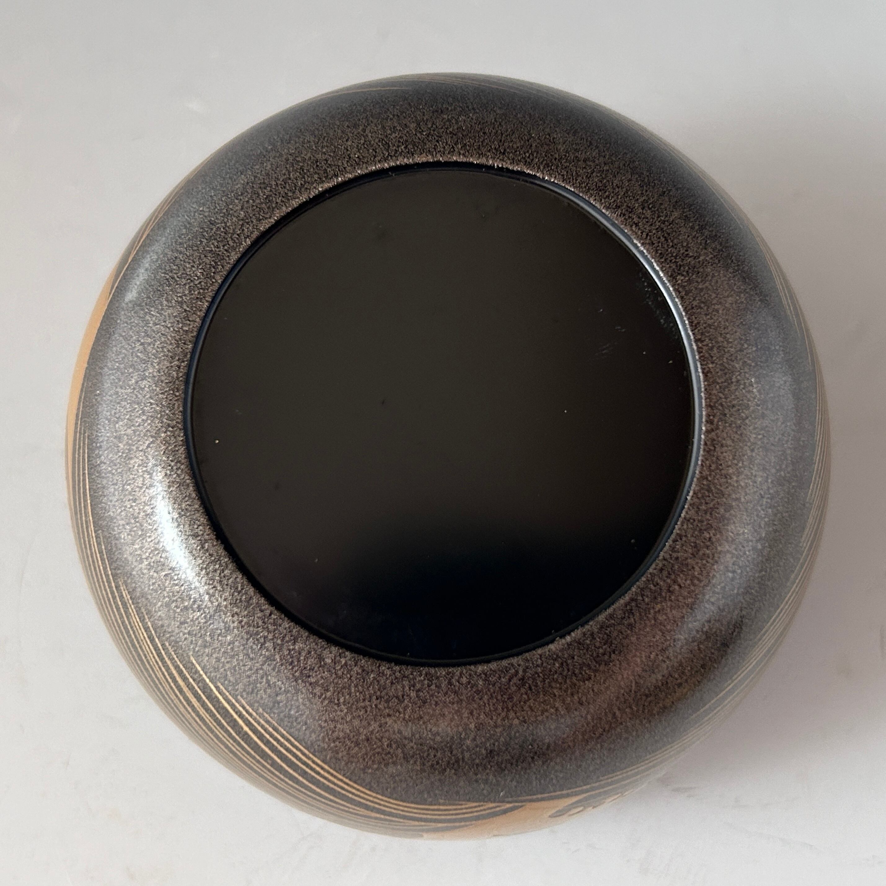 茶道具 銀地 岩波蒔絵 平棗 夏目有彦 共箱 漆芸 茶会 茶器 薄茶 稽古