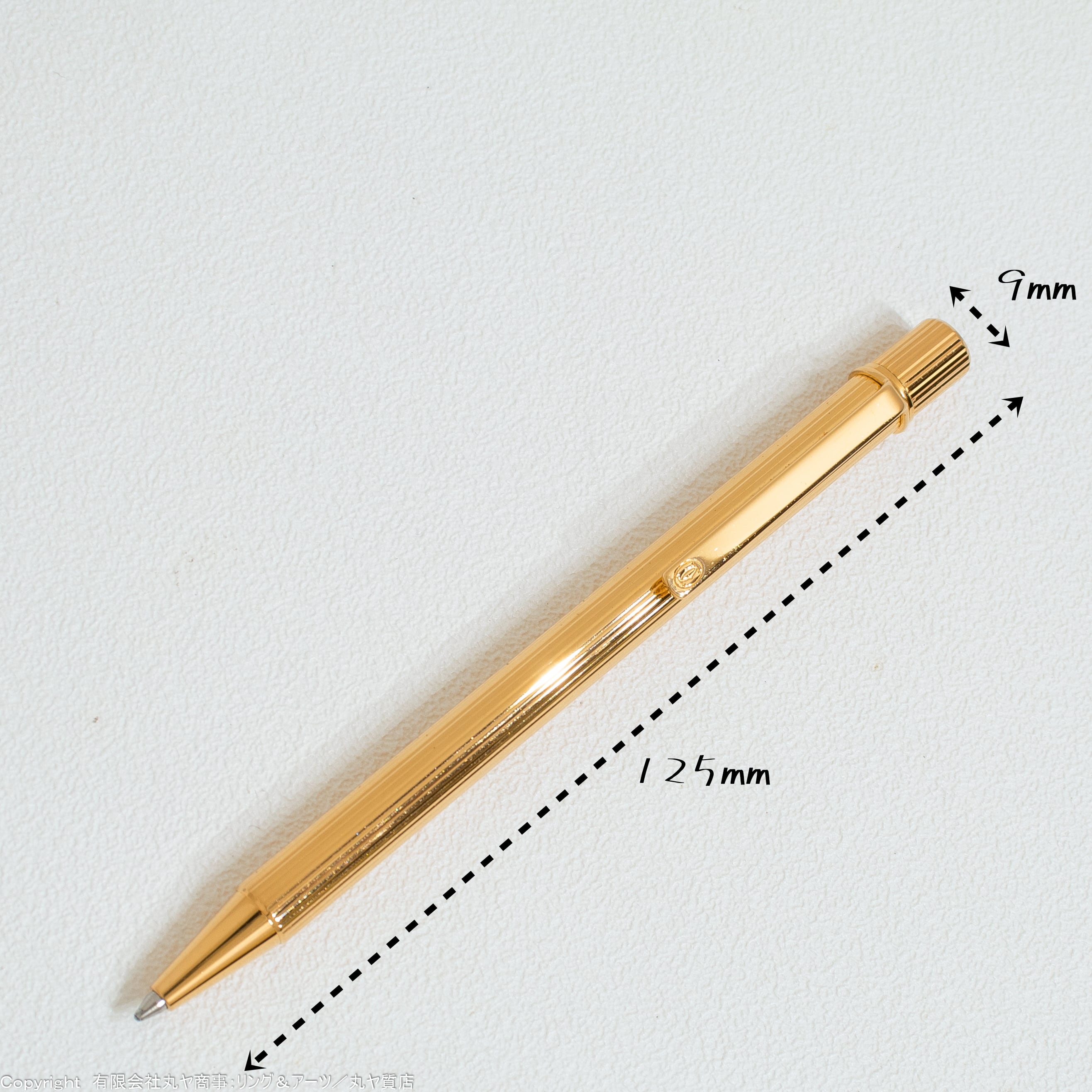 カルティエ:マスト2 ドゥ カルティエ ゴドロン デコール ボールペン