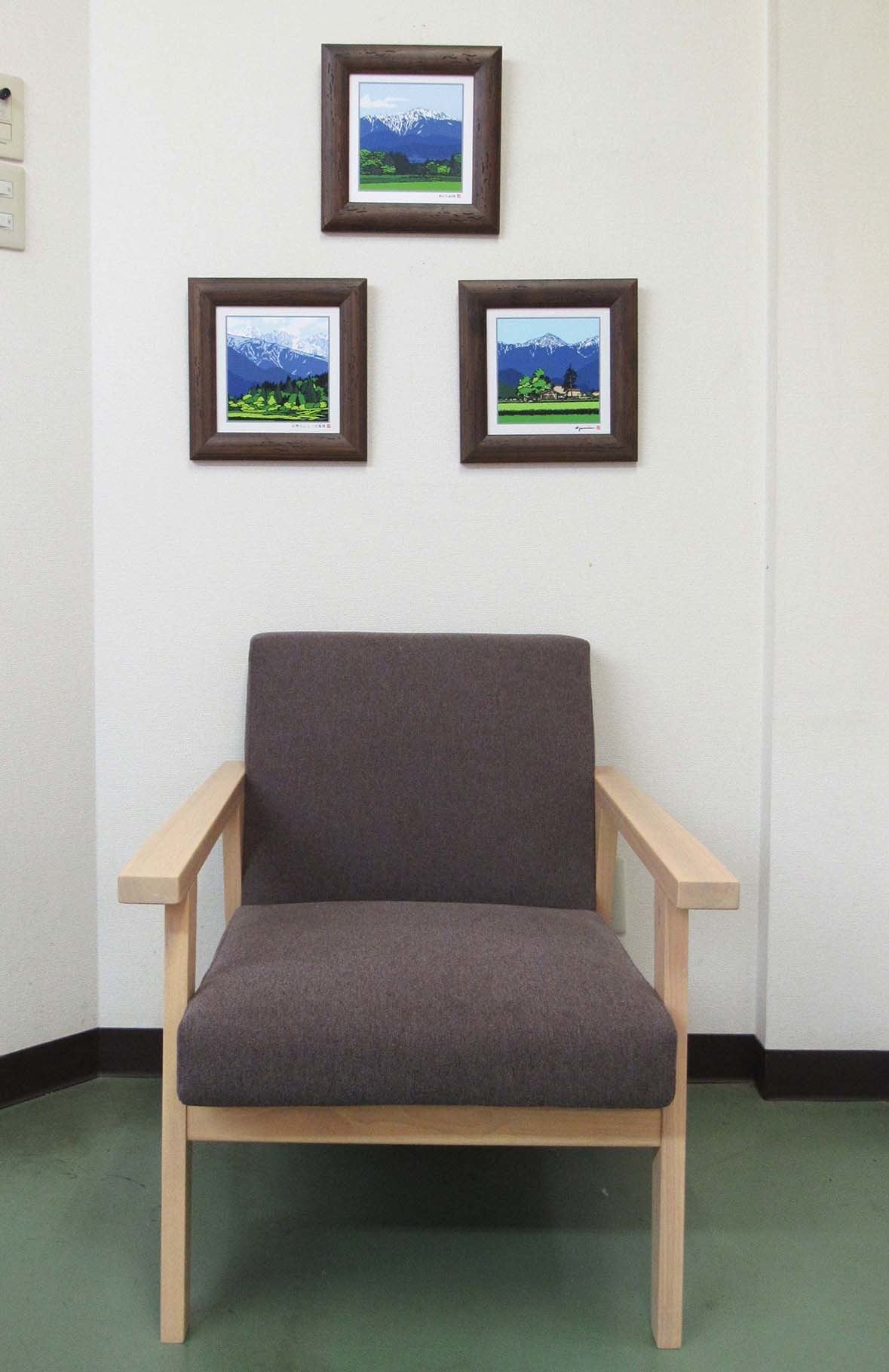 仙丈岳」 南アルプス 額装 直筆 サインあり 仙丈岳」 南アルプス 額装