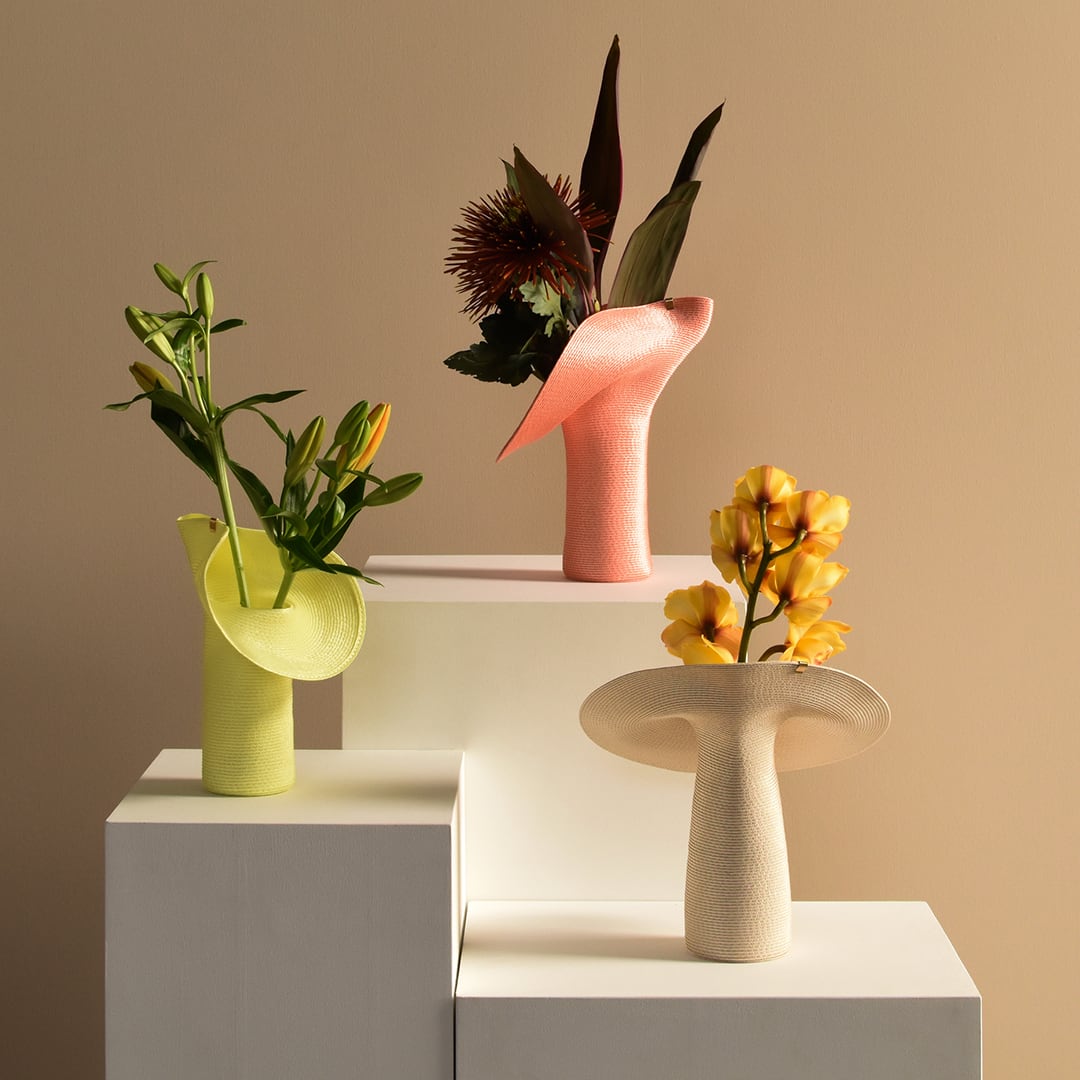 希少！Fentonオールドフェントンロイヤルルビーガラス容器花柄ハンド