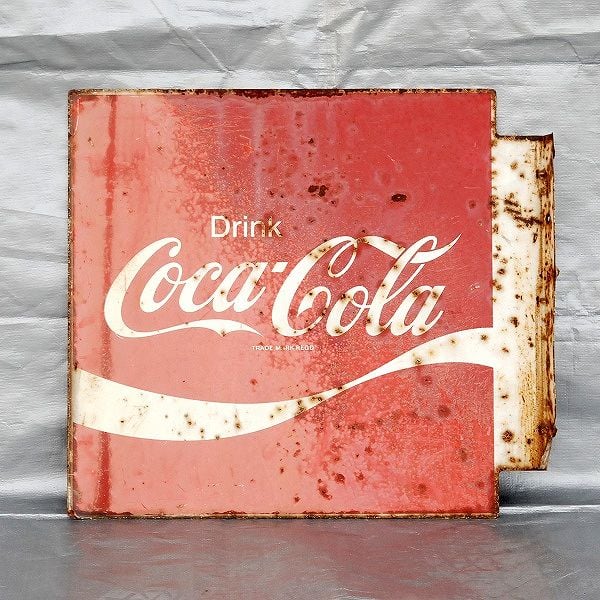 コカコーラ 大型 ホーロー看板 【レア✨】アンティーク 当時物