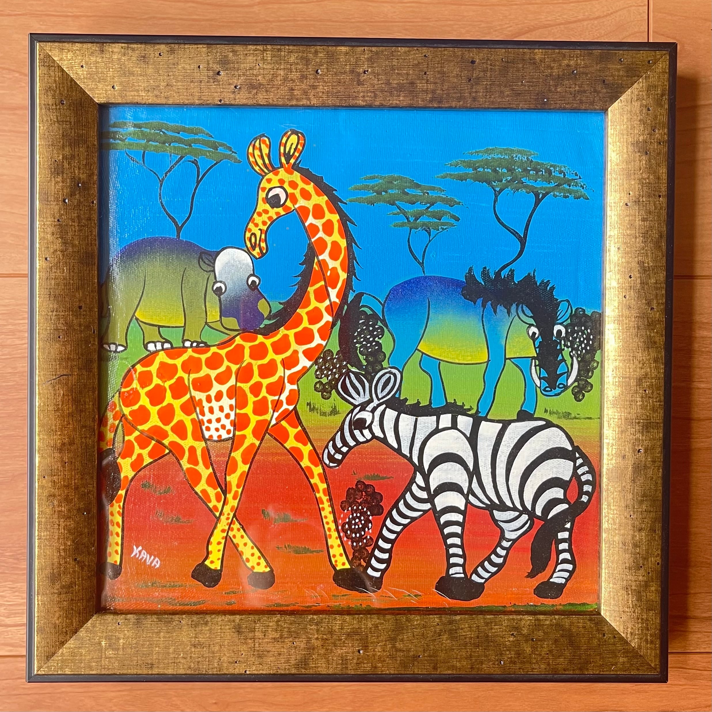 絵画 Tingatinga 20*20 (35) 31d69ae7341a10b7648adec85e21cc