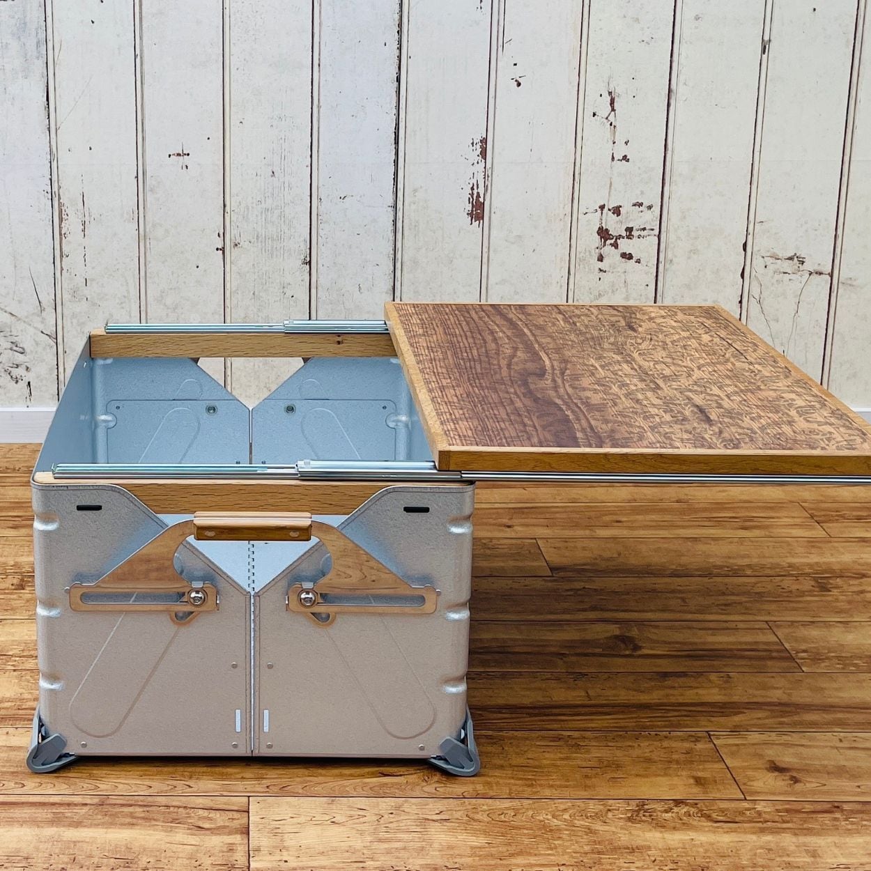 スノーピーク シェルフコンテナ25用 スライド天板＆サイドテーブル