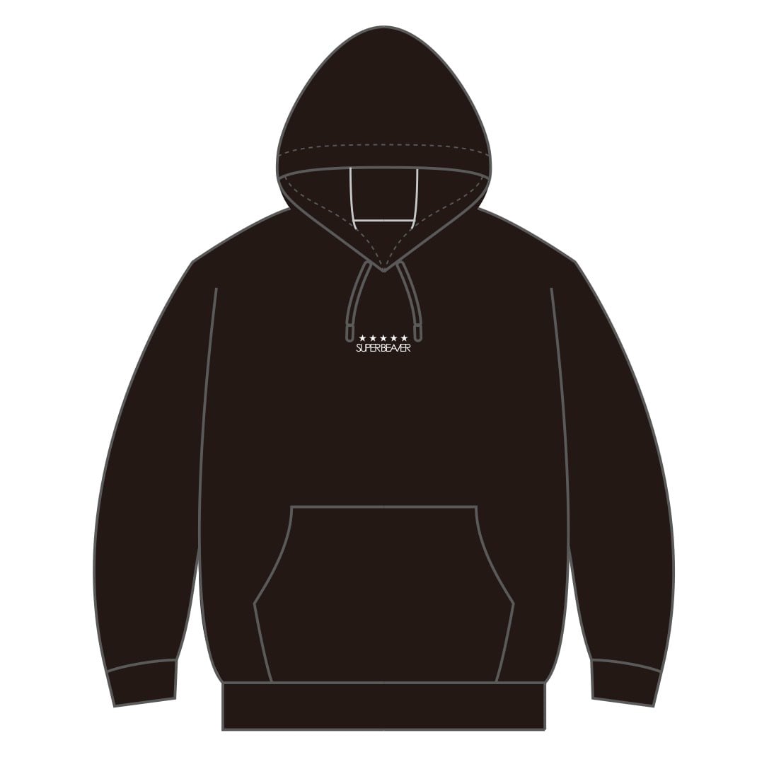 SUPER BEAVER ビックシルエットパーカー ブラック XLサイズ SBビック