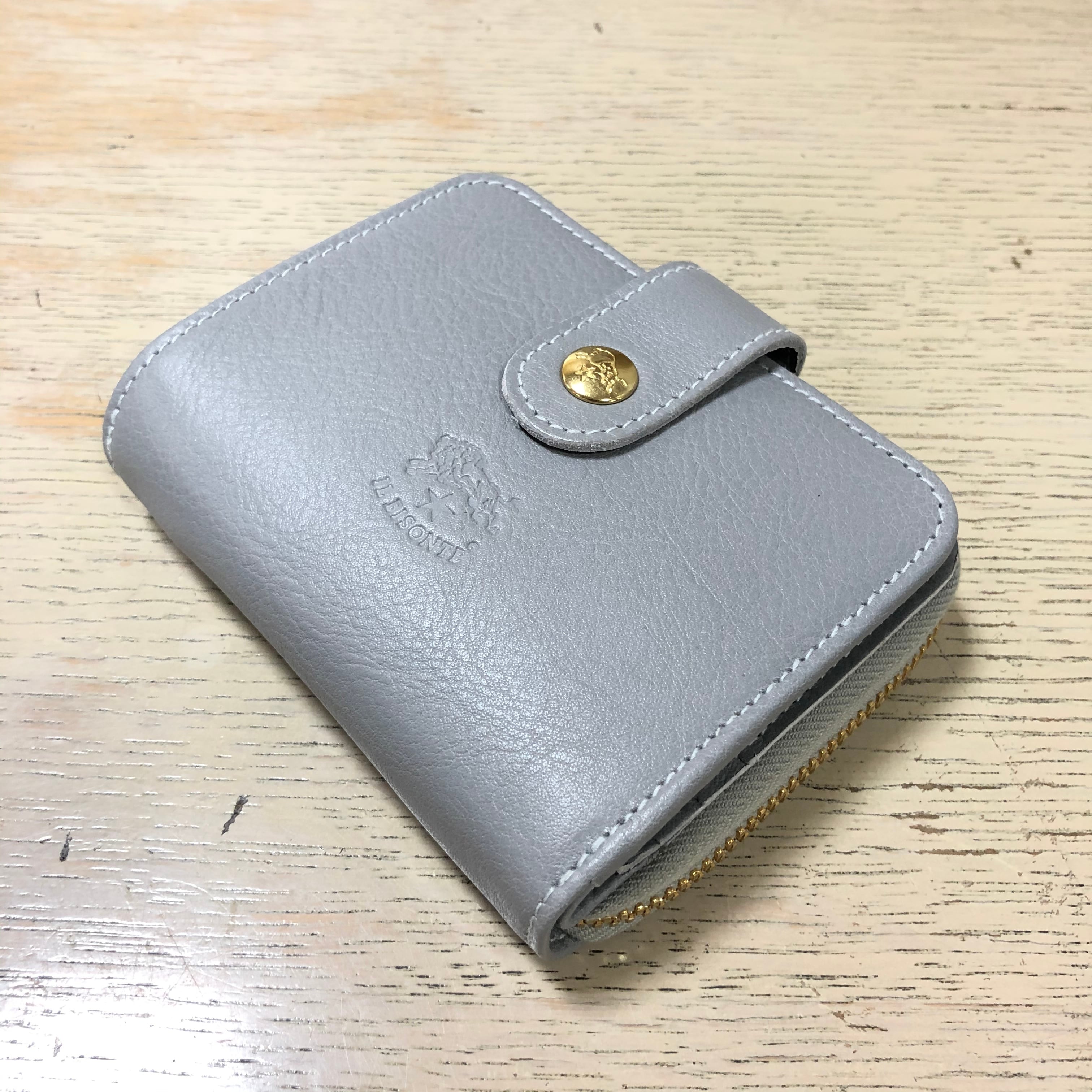 2020秋冬限定色】IL BISONTE イルビゾンテ 2つ折りラウンドファスナー