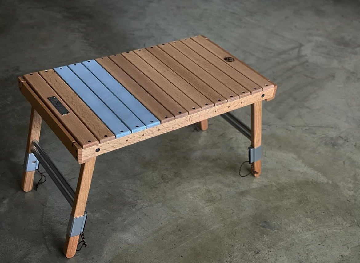 BLACKDESIGNハレテーブル、日和 ブラックデザインハレテーブル➕日和