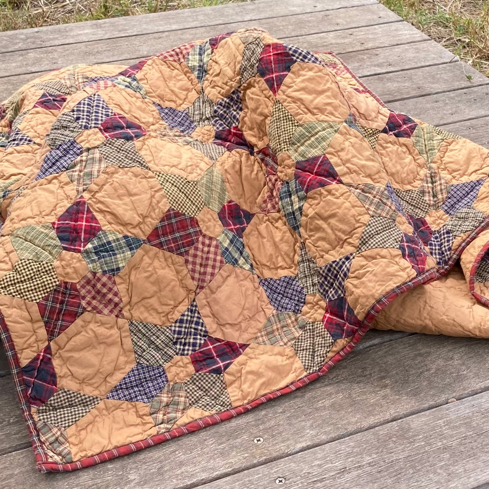 アンティークキルト✴︎ウェディングキルト8の字 アンティークキルト