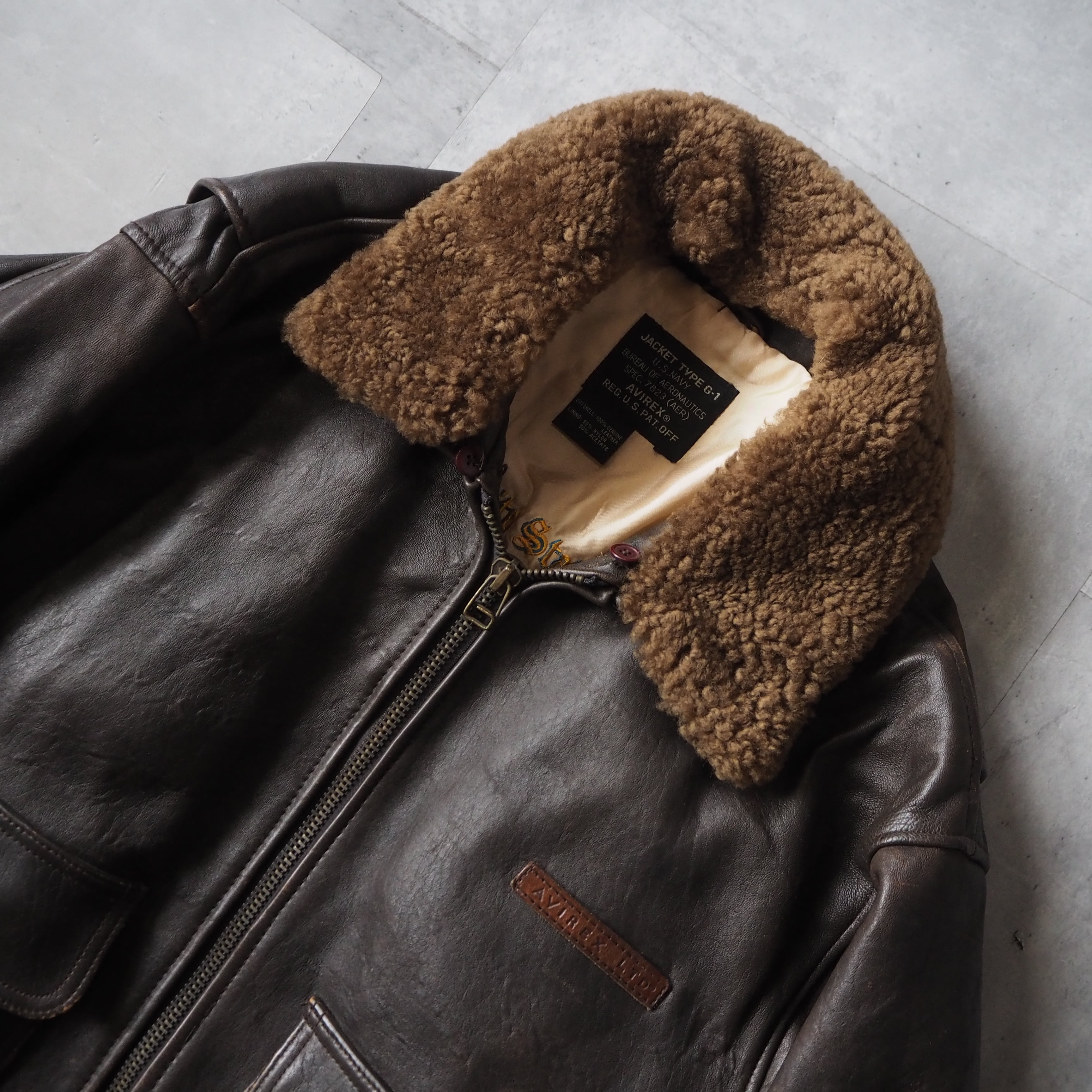 レア AVIREX G-1 フライトジャケット レザージャケット AVIREX