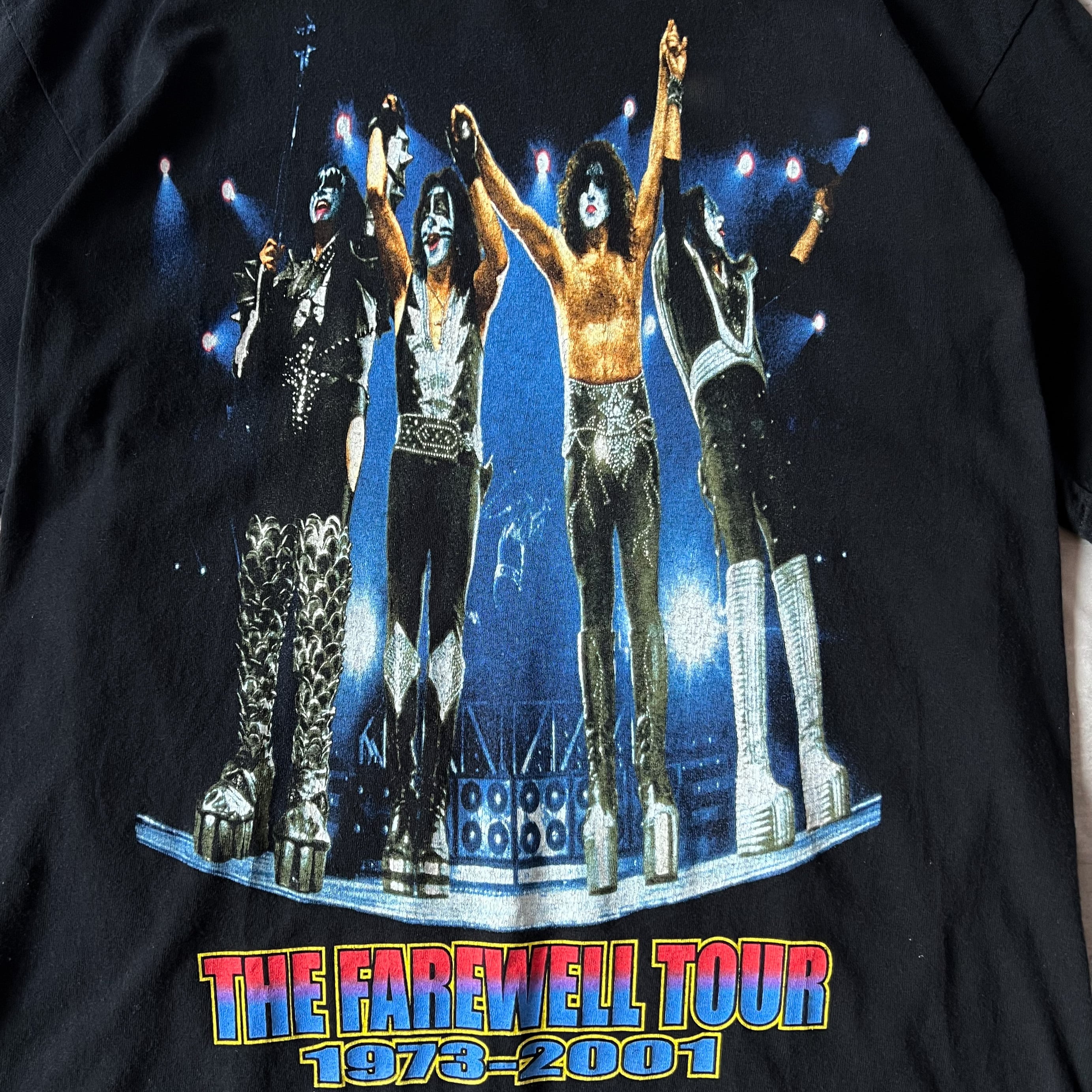 01s “KISS” Farewell tour tee キス コピーライト2001年 フェアウェル