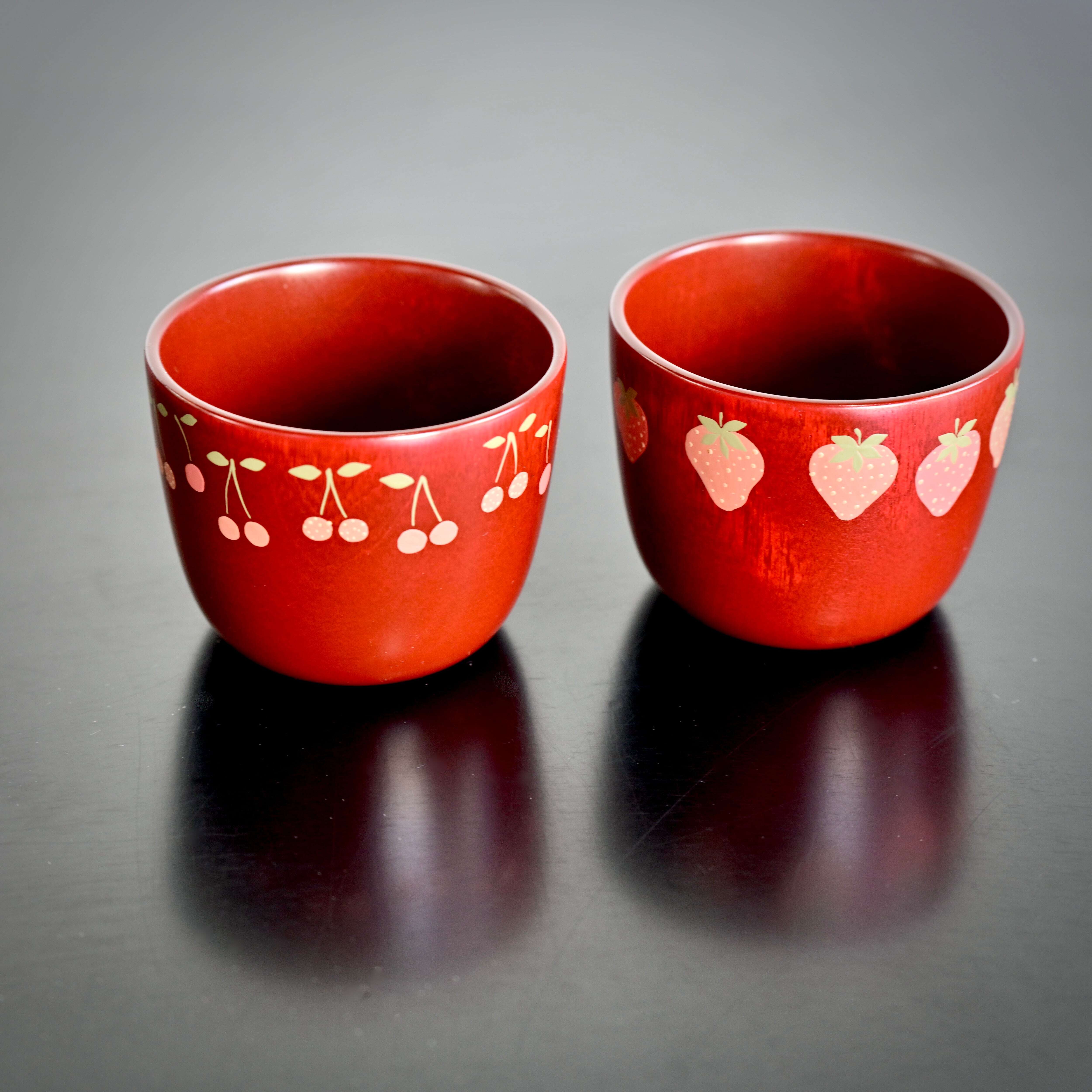 奥の麻衣子 漆 ぐい呑 豆鉢 2個 漆器 奥の麻衣子 漆 ぐい呑 豆鉢 2個 漆器