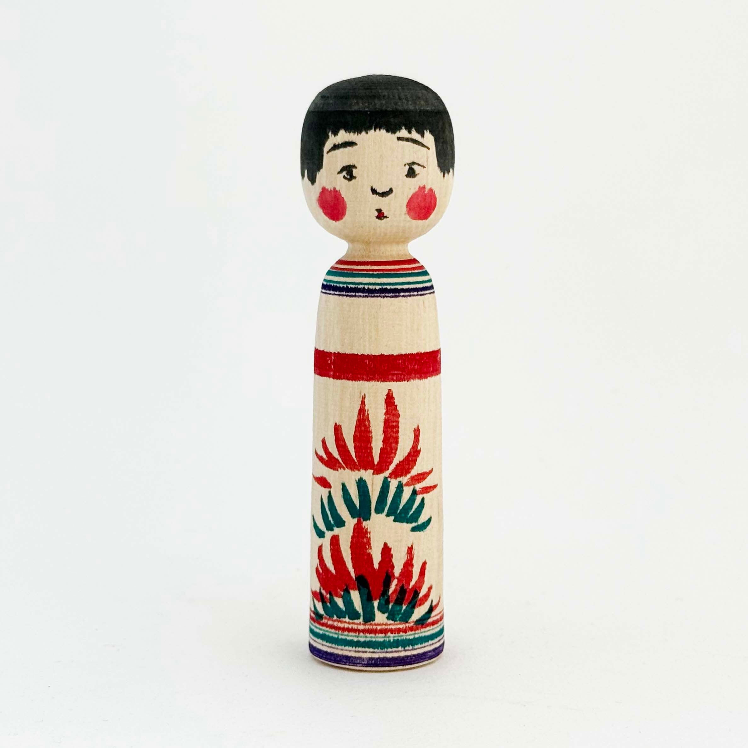 今晃工人こけし（長谷川辰雄型） | kokeshka