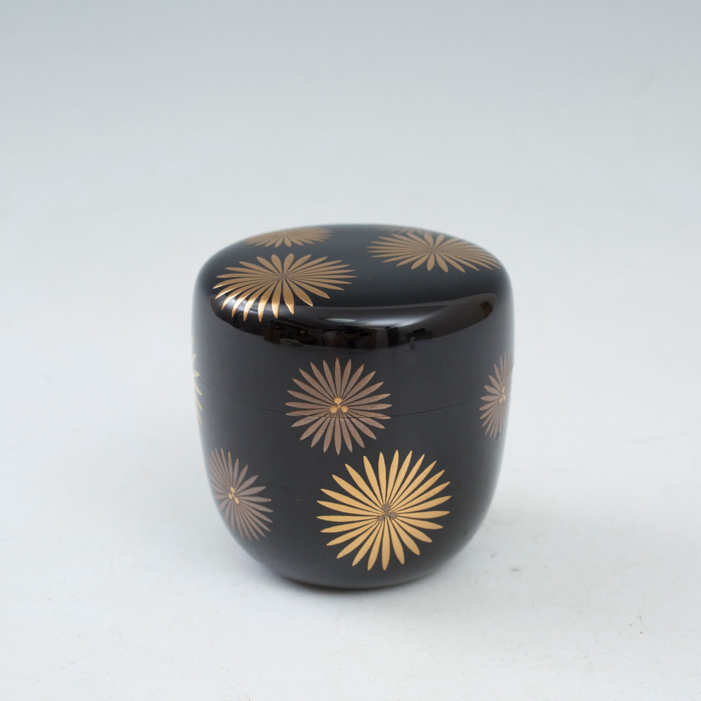 一瓢斎 一瓢栄造 唐松蒔絵 内銀 京塗 共箱 共布 京都 蒔絵師 棗 なつめ