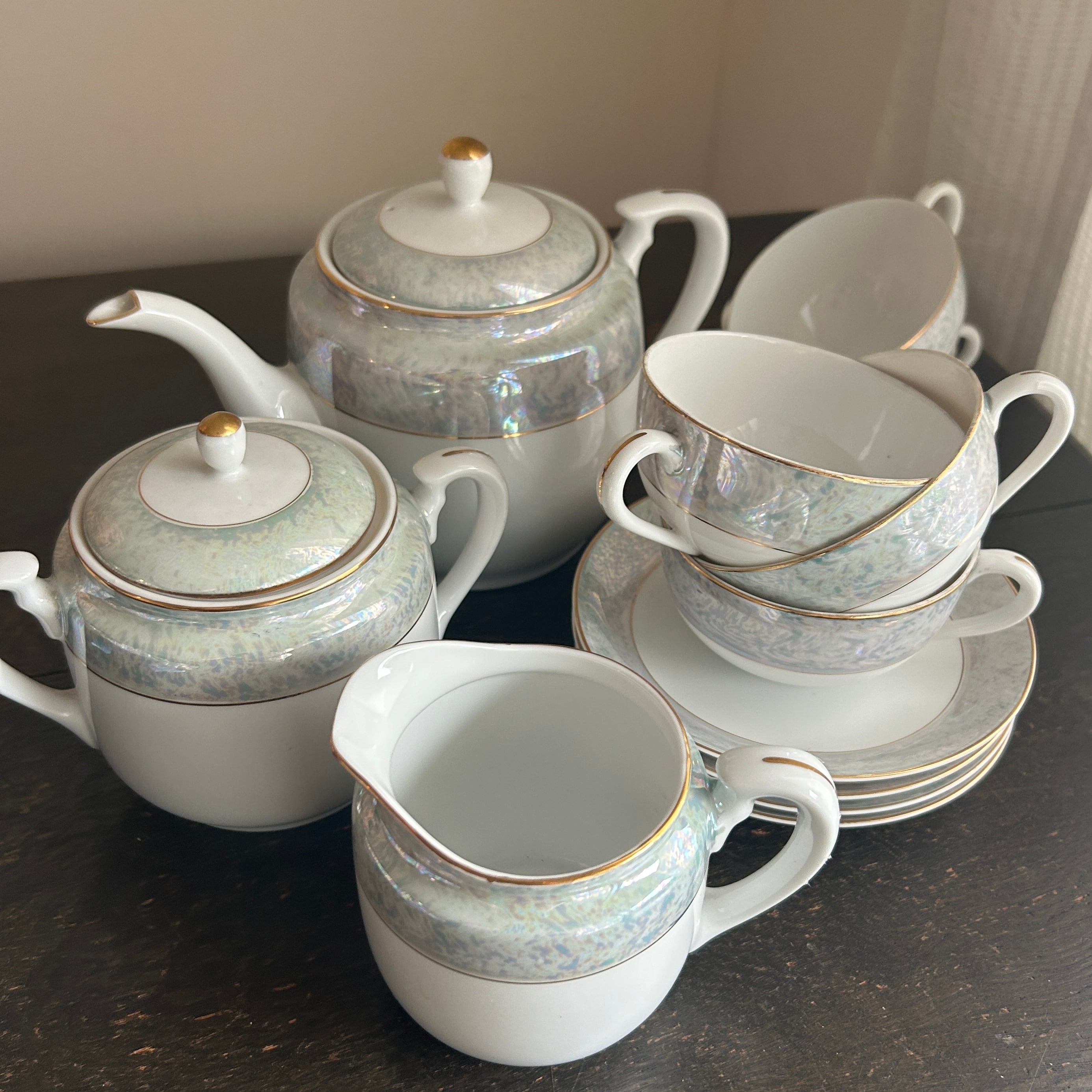 アンティークティーセット（8点）