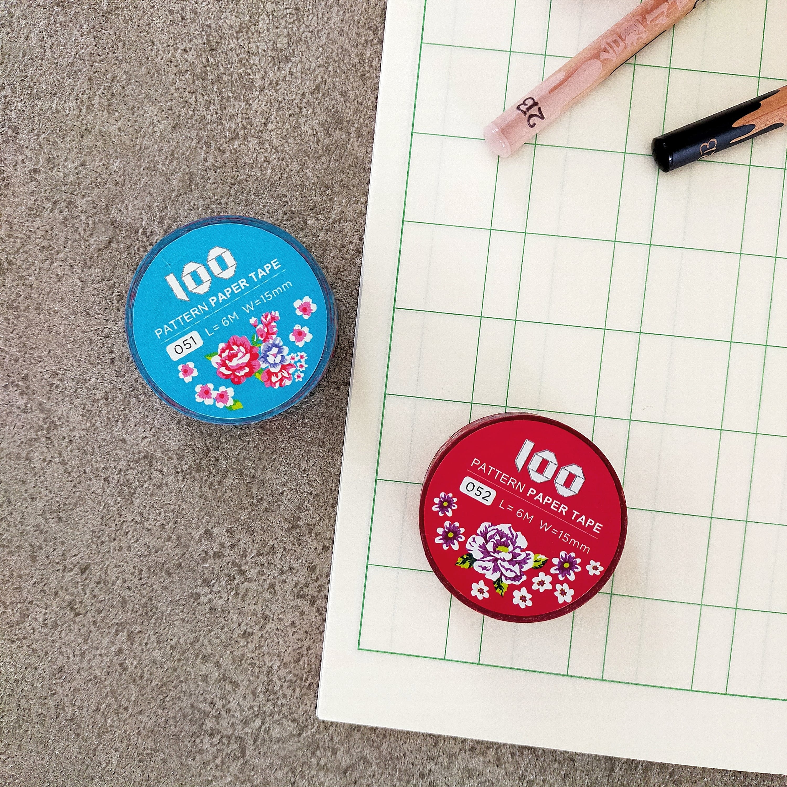 マスキングテープ（客家花布柄） | 台湾生活 台湾雑貨の通販サイト