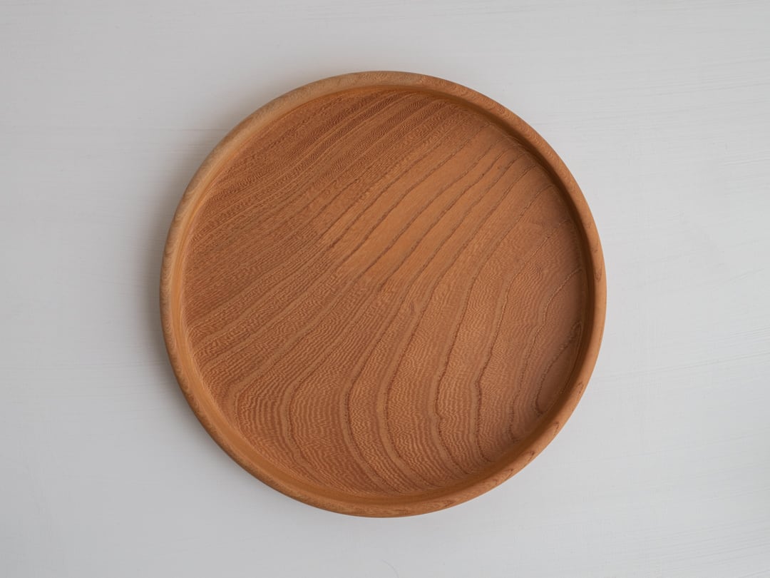 一点限り】古民家材の欅の丸盆 | わたなべ木工芸WEB SHOP