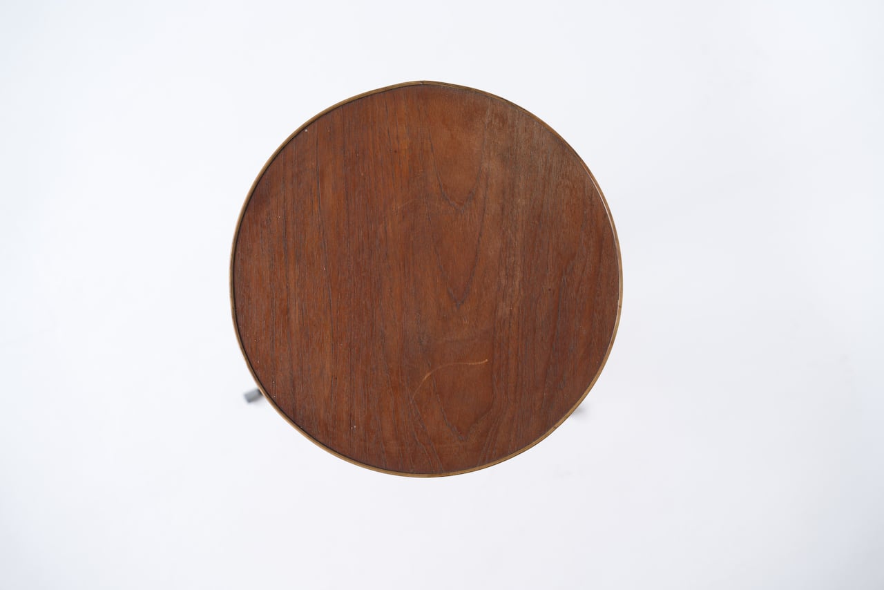 オランダヴィンテージ】サイドテーブル チーク材 オランダヴィンテージ