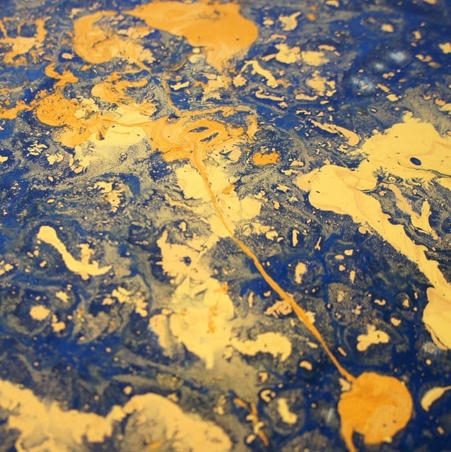 無題」 キャンバスにアクリル * 絵画 現代アート 抽象画 宇宙 内野隆文