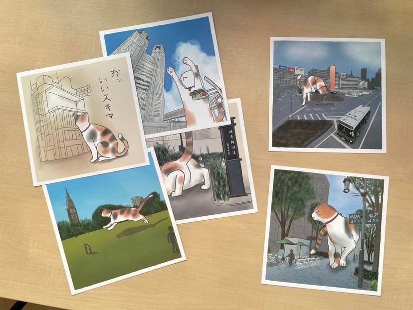 くまくら珠美さん ポストカード原画 ポストカードセット 全4種【く