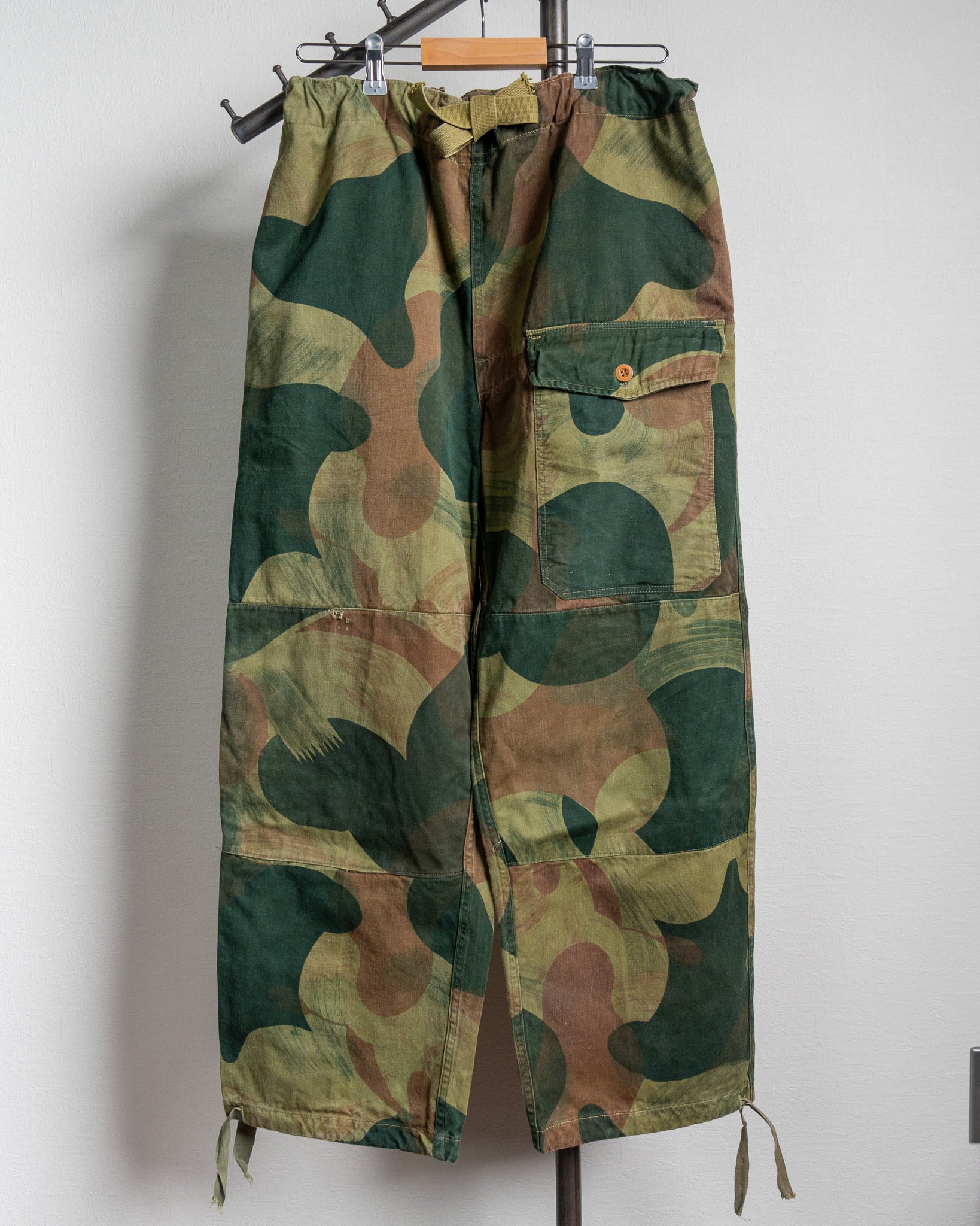 ベルギー軍 50's ブラッシュストロークカモ dead stock 実物 前期