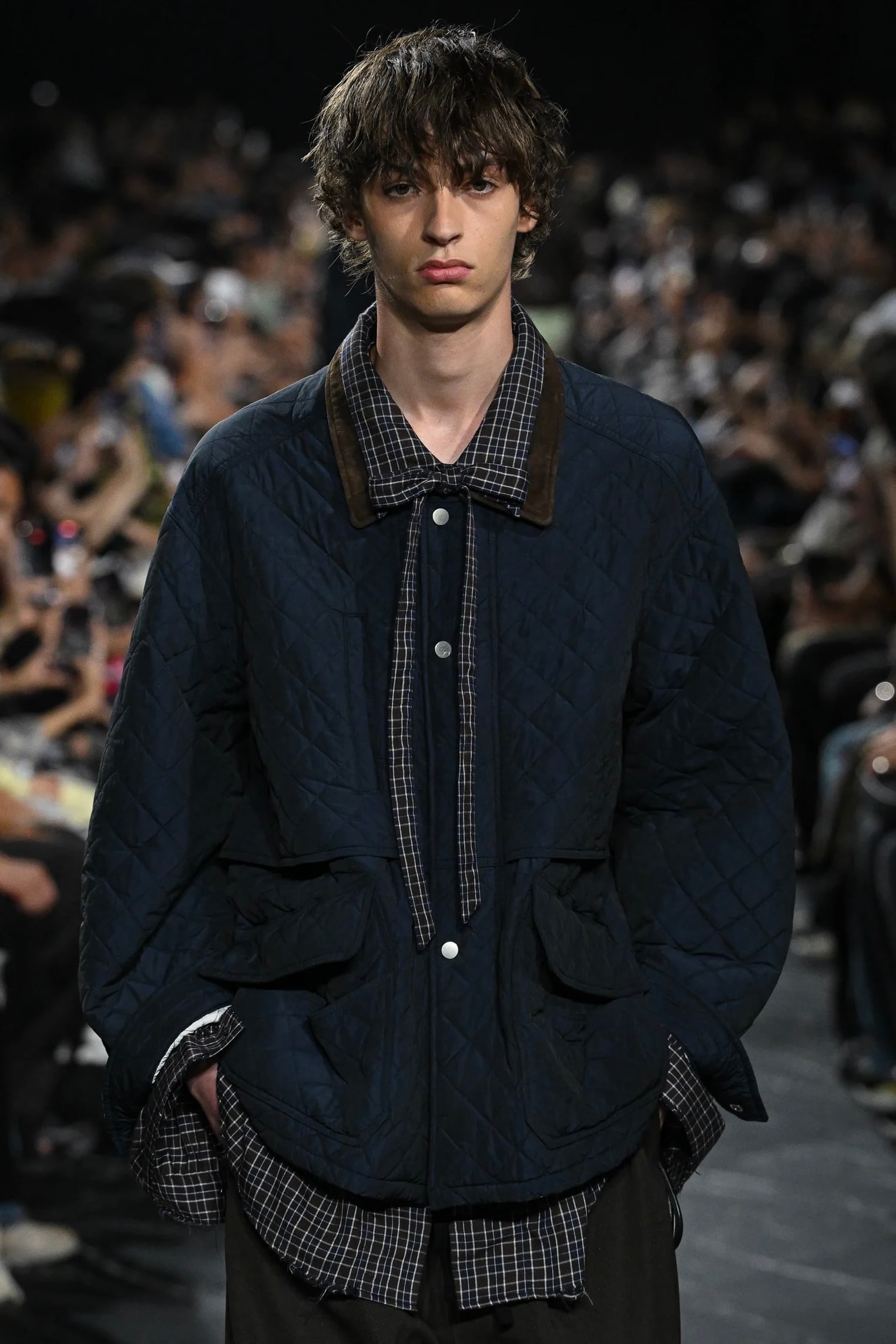 ANCELLM / NYLON QUILTING JACKET (NAVY) | THE MODERN AGE